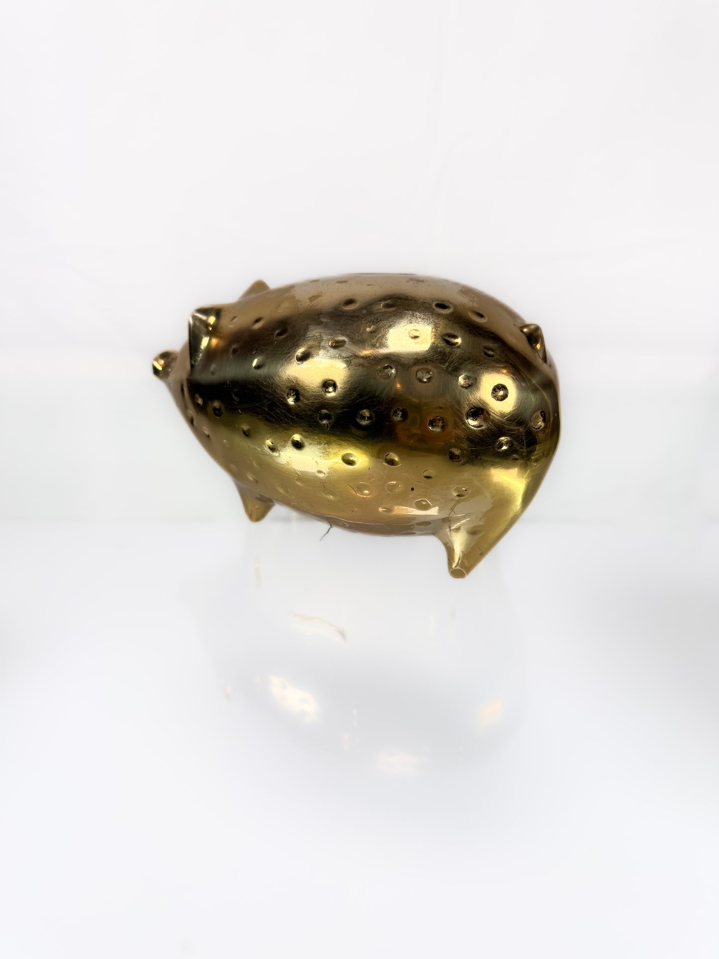 Vintage Brass Piggy Bank - Ben Seibel for Jenfredware - Rare Find Great Condition