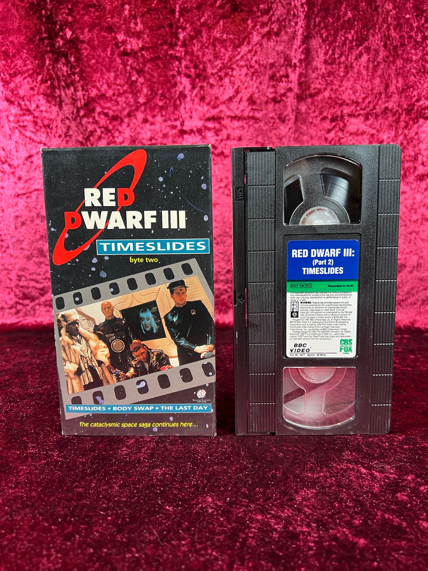 VHS - Red Dwarf III: Timeslides Byte Two - 1989