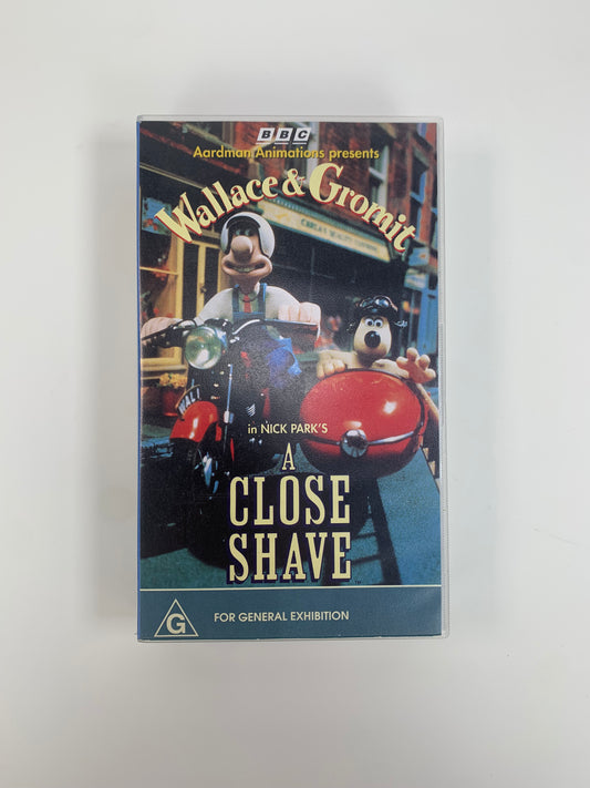 VHS - Wallace & Gromit A Close Shave - 1995
