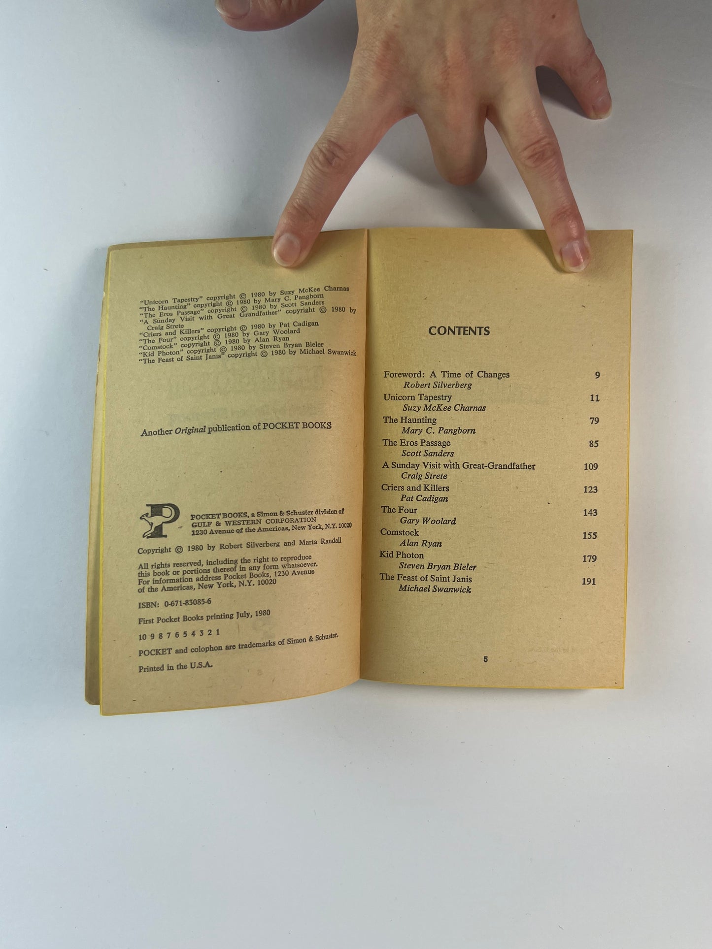 Vintage Paperback - New Dimensions 11 - The Distinguished Annual Collection - 1980 Pocket Books New York