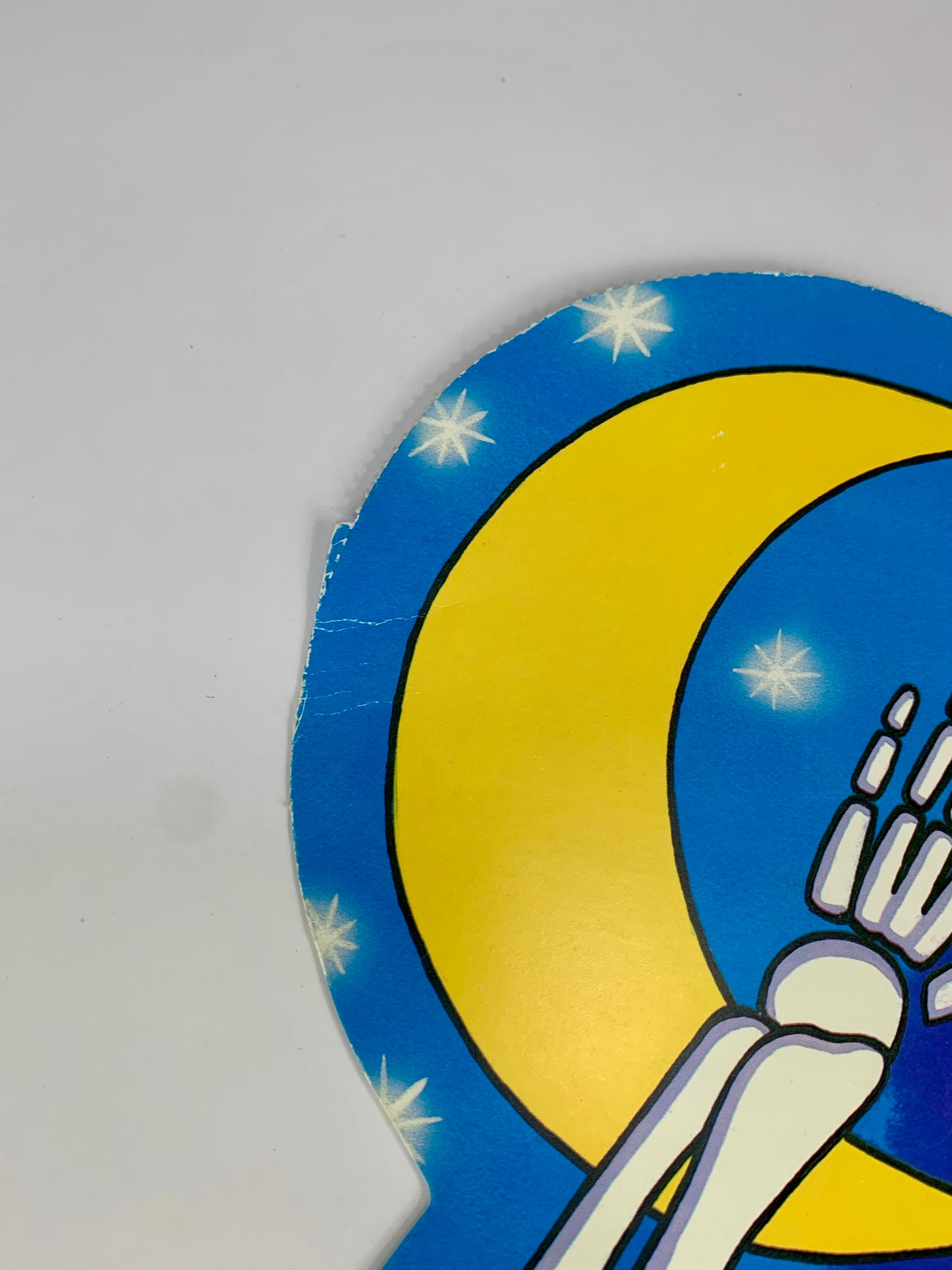 Vintage Eureka Halloween Die-Cut - Double-Sided Dancing Skeleton - Made In U.S.A