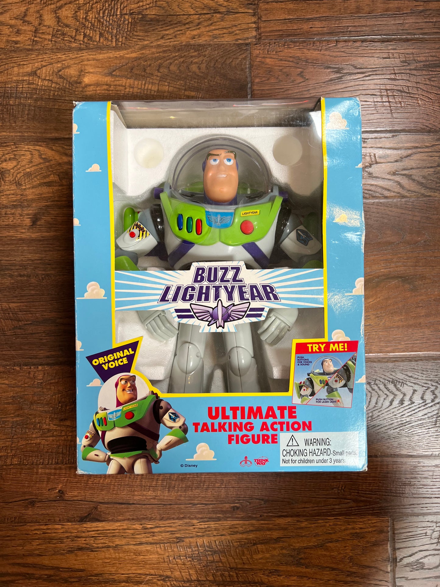 Vintage Collectibles - Buzz Lightyear Ultimate Talking Action Figure - Toy Story - New In Box