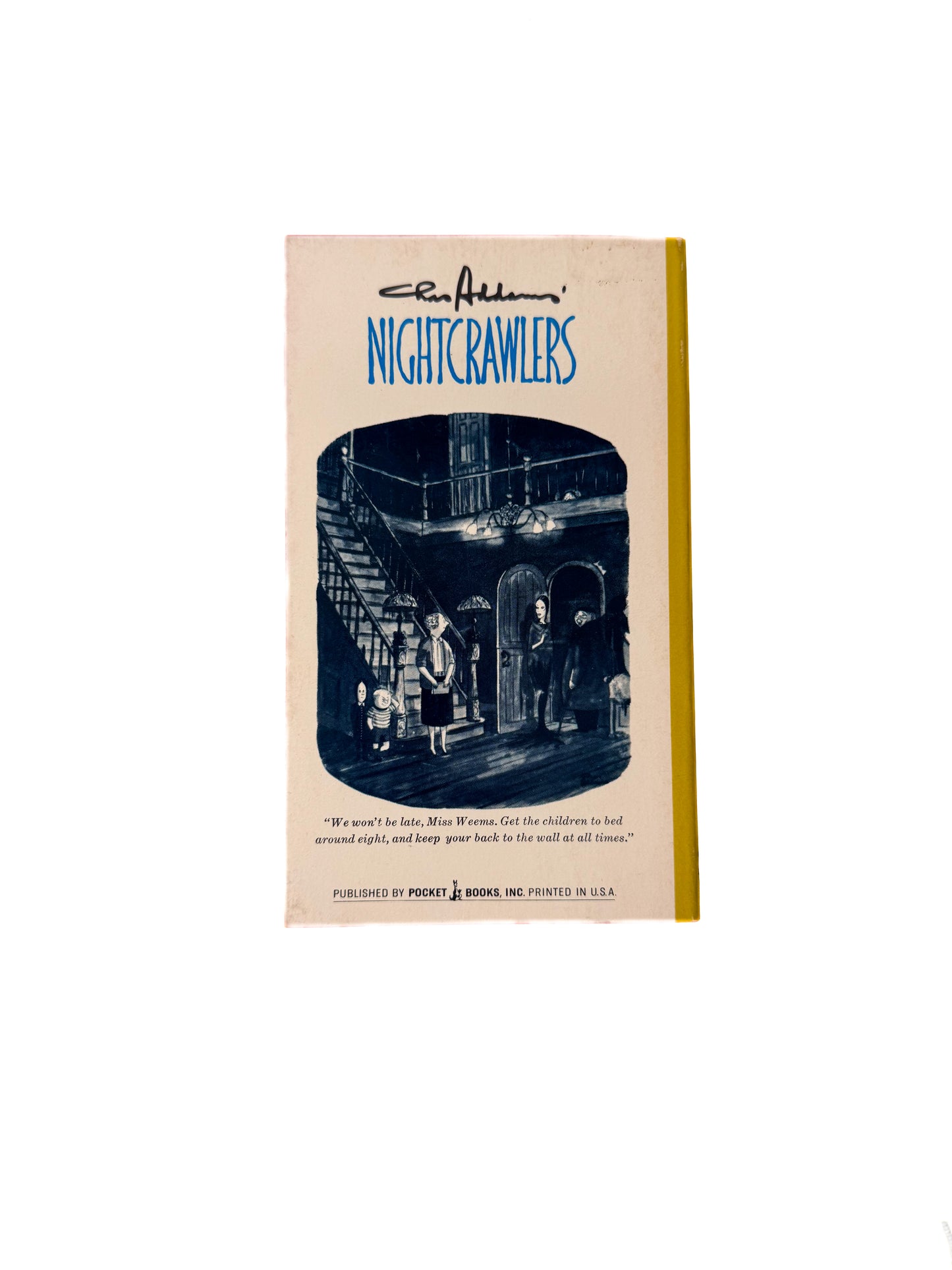 Vintage Paperback - Nightcrawlers - Chas Addams - 1964 Pocket Cardinal Edition
