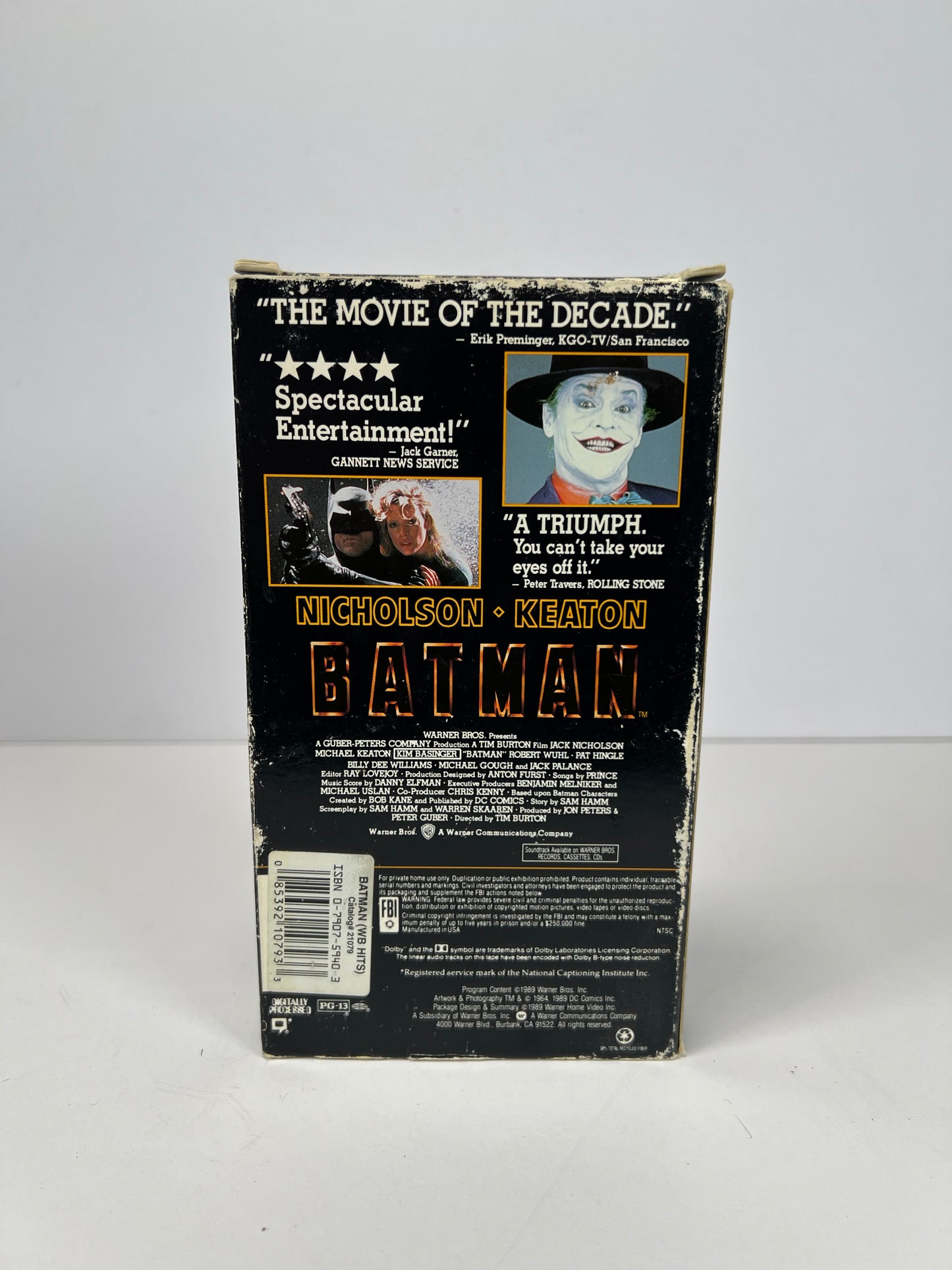 VHS - Batman - 1989