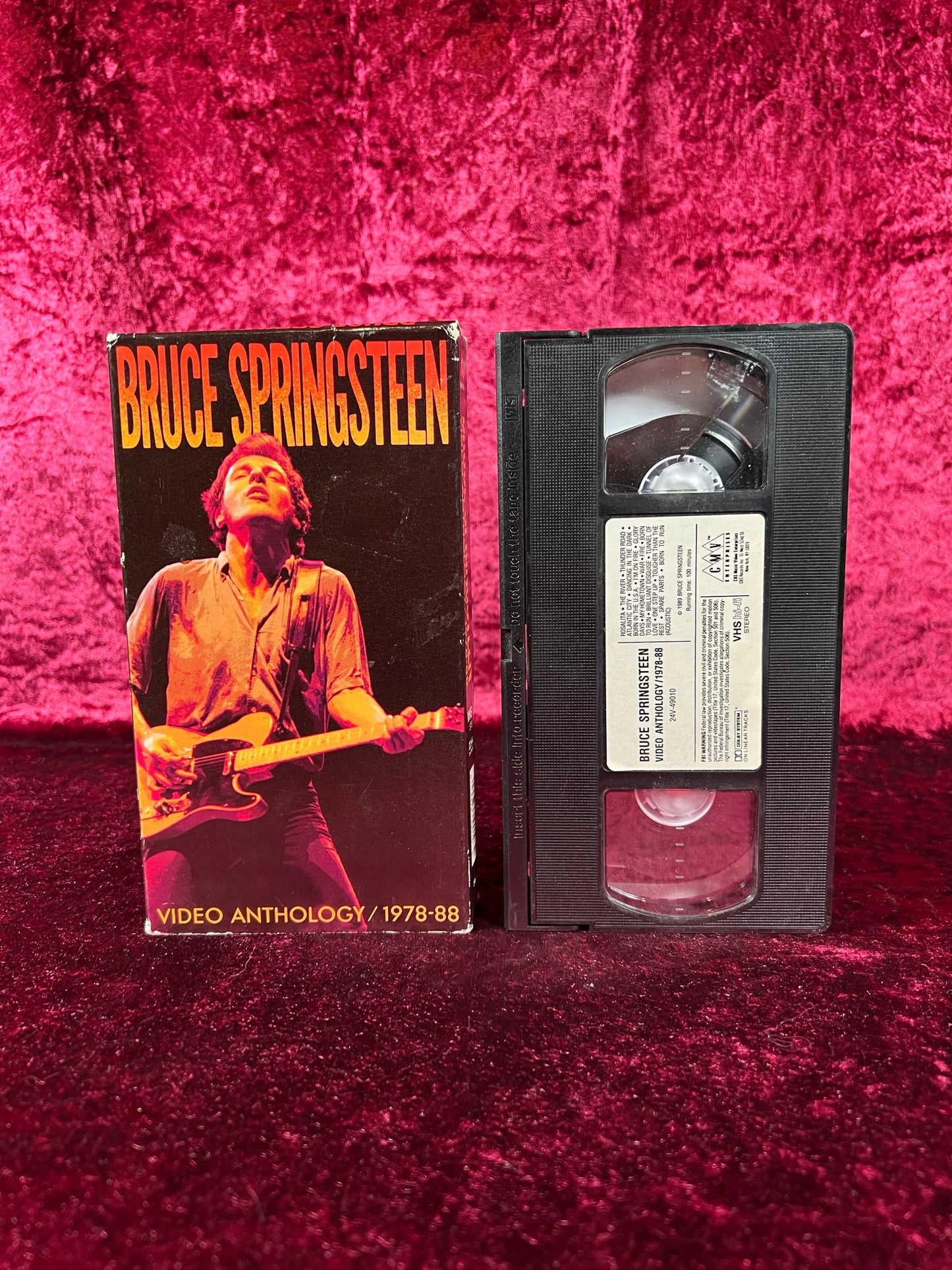 VHS - Bruce Springsteen Video Anthology 1978-1978 - 1989