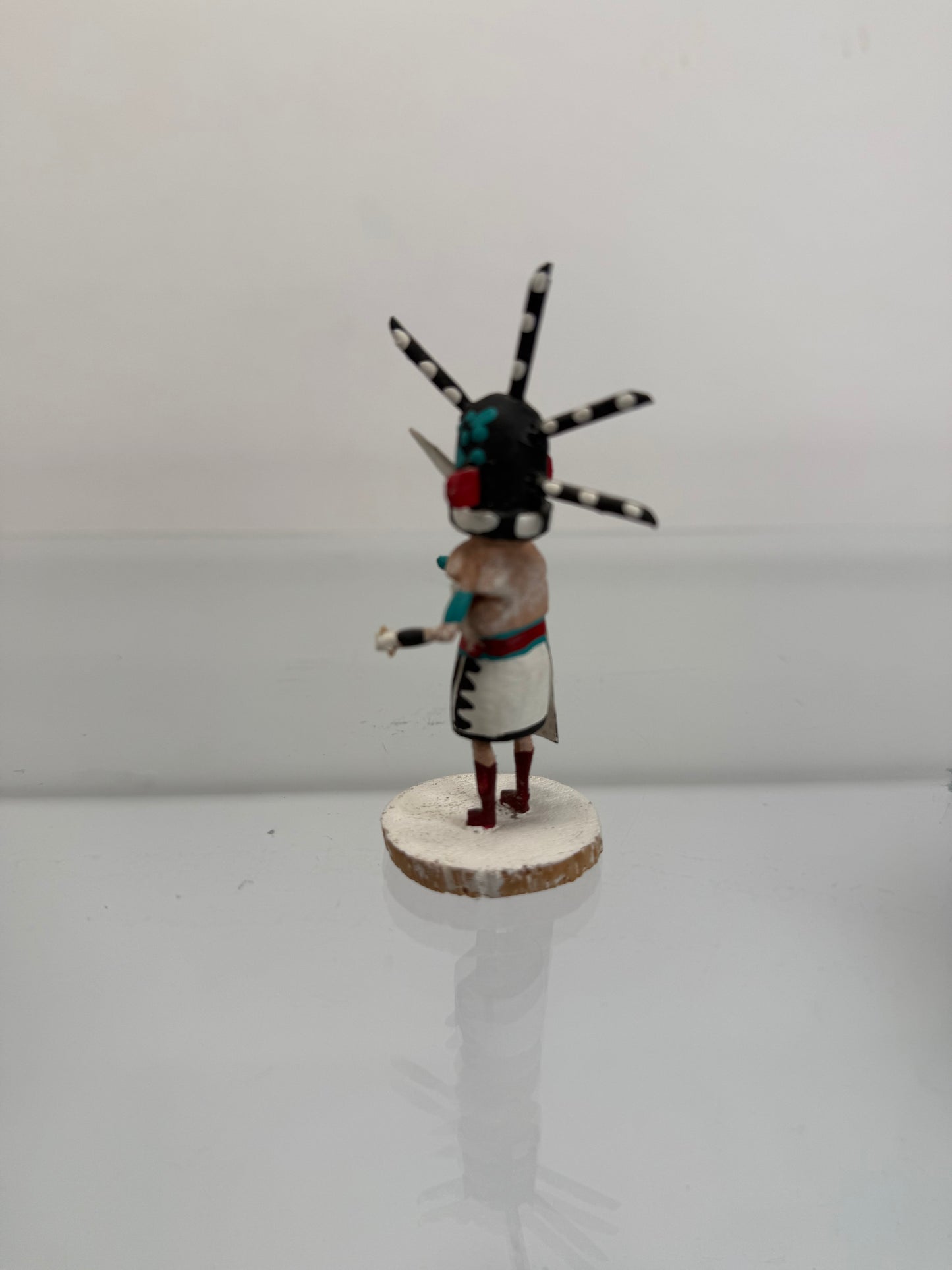 Vintage Kachina Doll - 3.5" Tall Hopi Miniature - Hand Painted by Gordon Crook