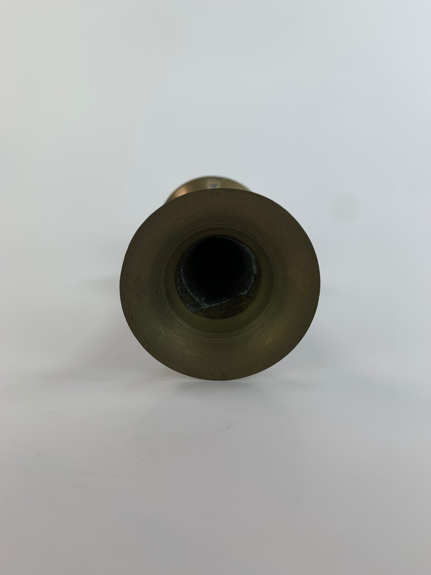Vintage Brass Fluted Vase - 4 3/4"- Made In India