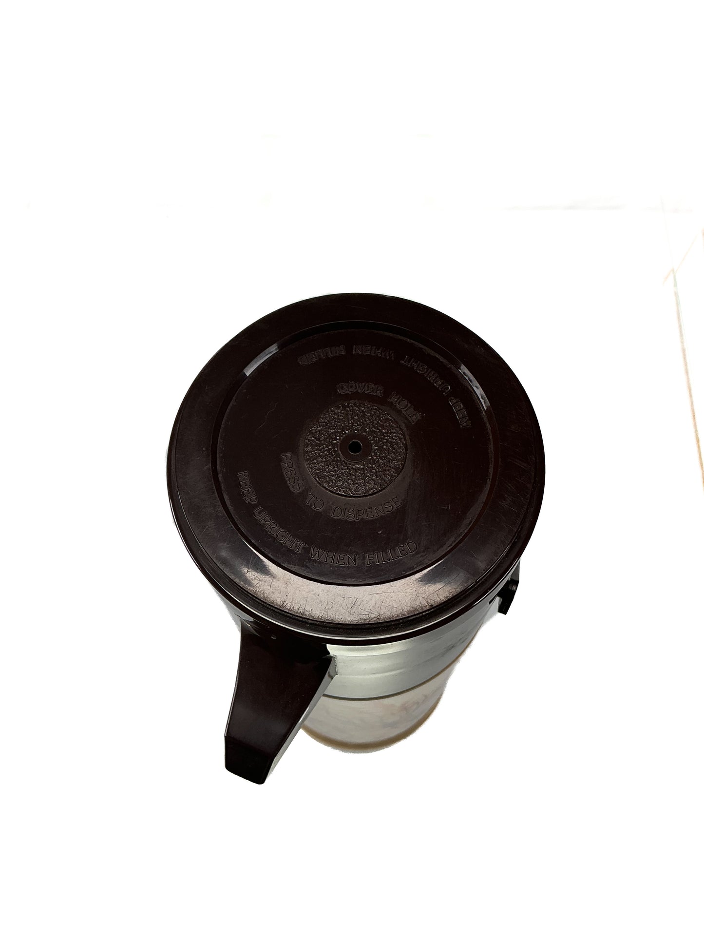 Vintage Thermos - Aladdin Pump A Drink Hot or Cold - Wheat Design