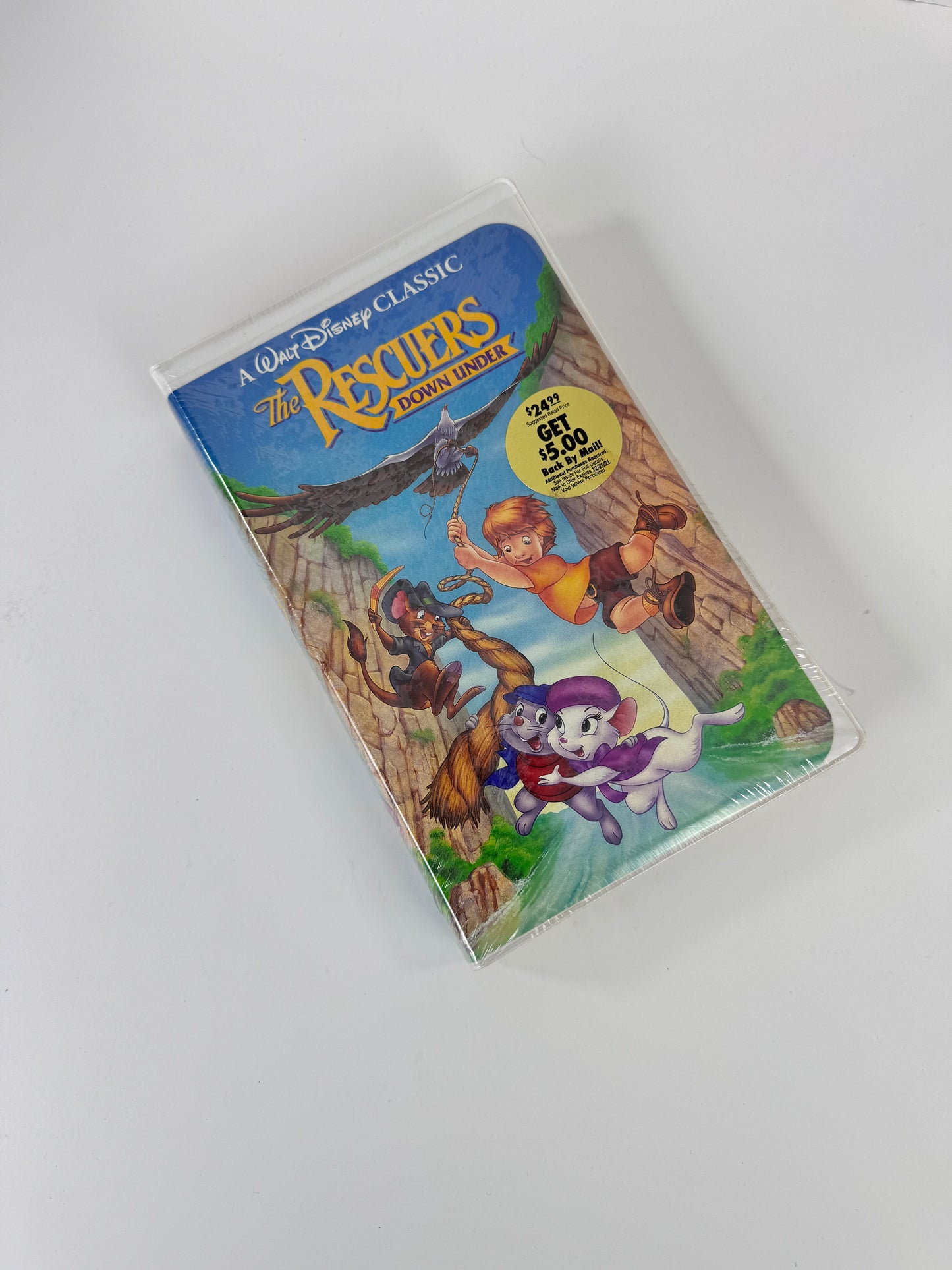 VHS - Disney The Rescuers Down Under - 1990 - Sealed