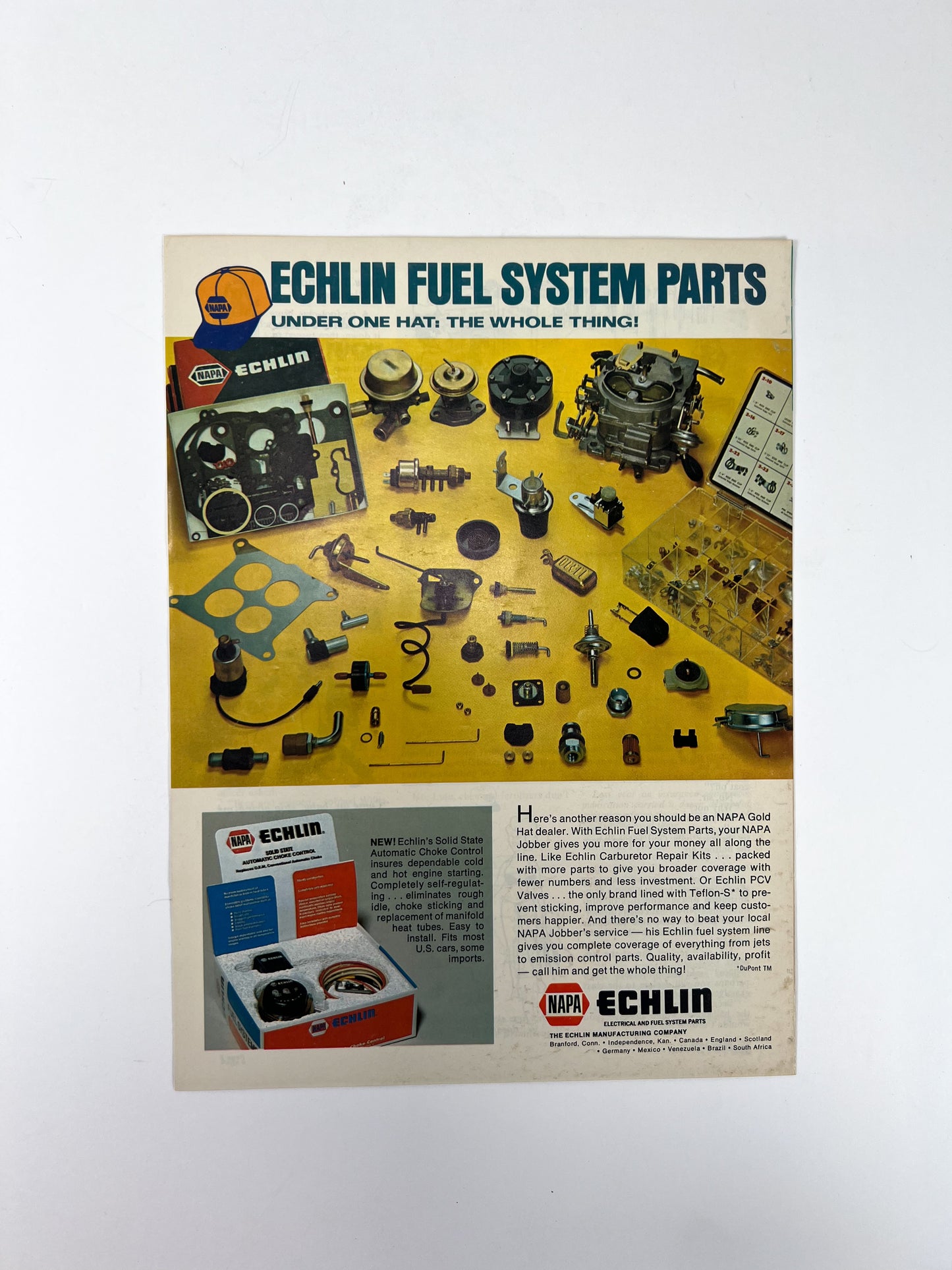 Vintage Ephemera - Magazine - Napa Parts & Pups - Greer Auto Parts - December 1976