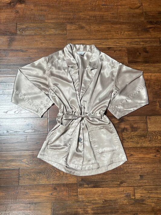 Vintage Clothing - Lightweight Shirt Jacket - Champagne - Medium - Kira Nevins