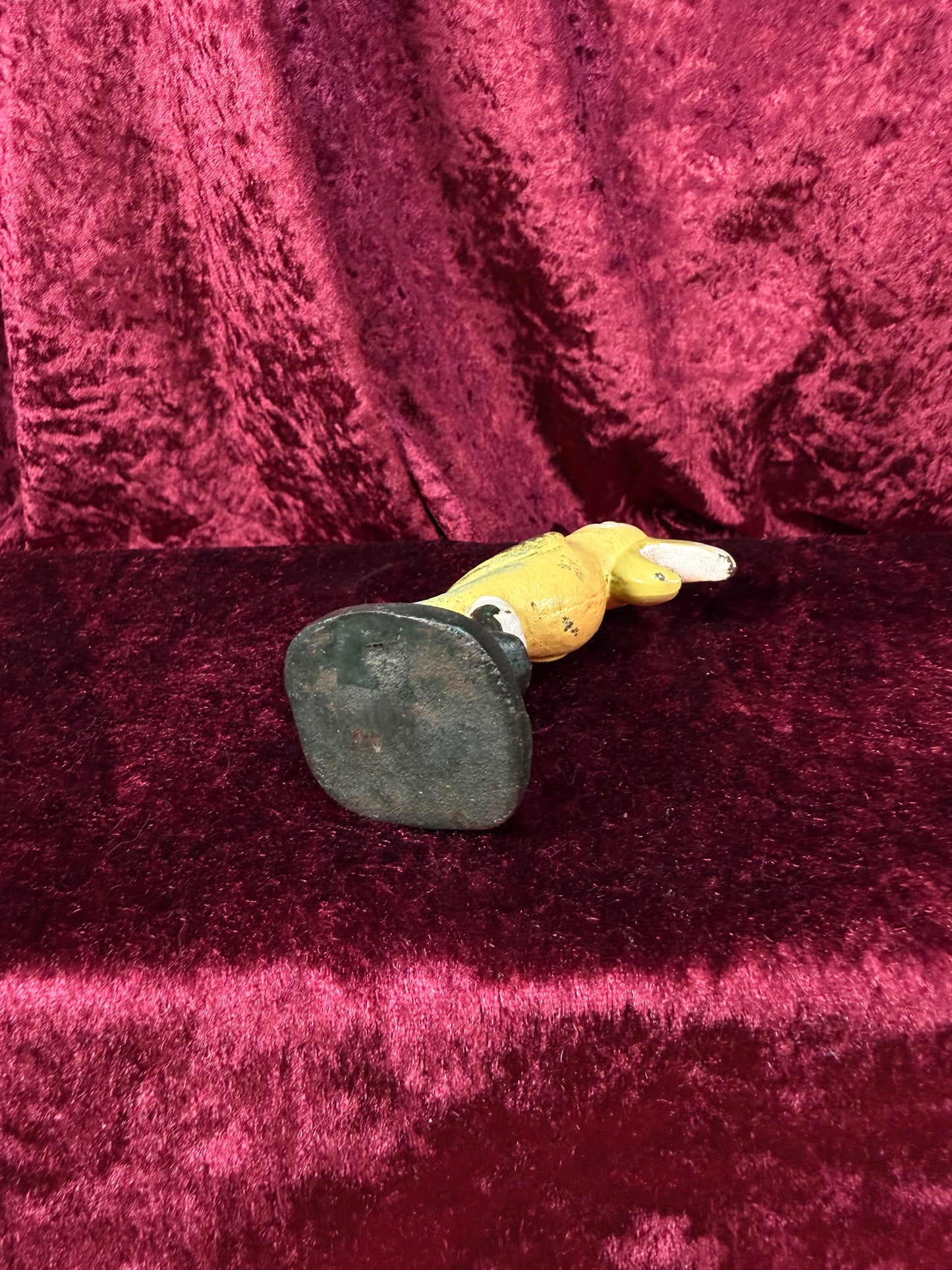 Vintage Cast Iron Bottle Opener – Yellow Parrot Figural Barware