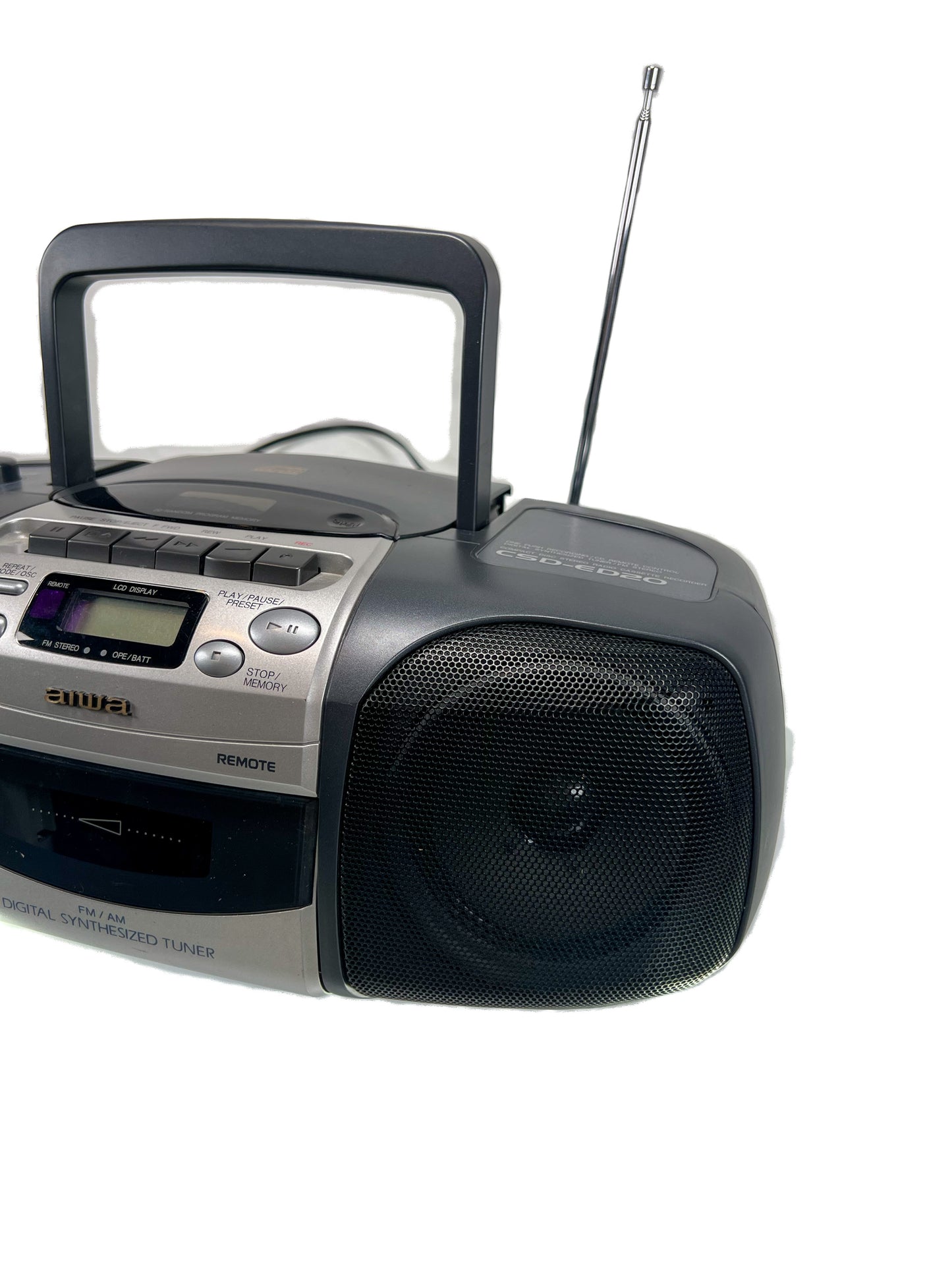 Vintage Electronics - CD / Cassette / Radio Player Boombox - AIWA - CSD-ED20 - 1997