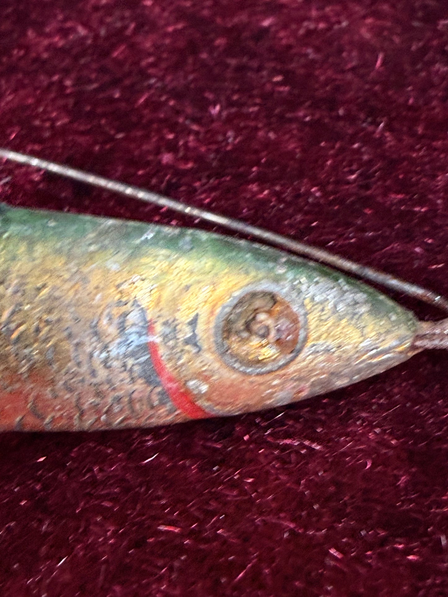 Vintage Fishing Lure – Fred Arbogast Tin Liz Spinner Akron Ohio