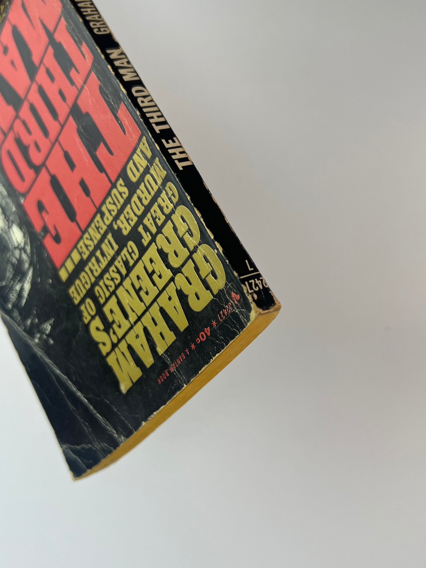 Vintage Paperback - The Third Man - Graham Greene - 1962 Bantam Book #J2427