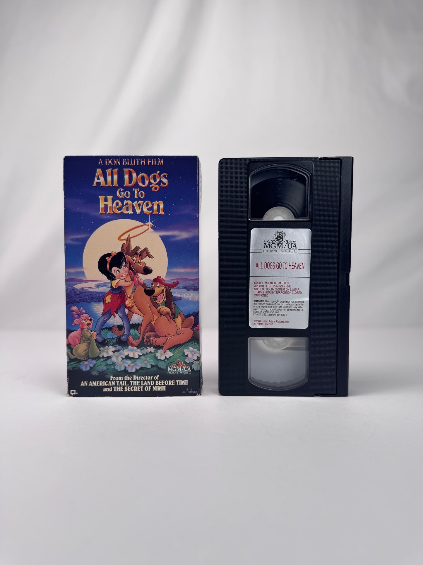 VHS - All Dogs Go To Heaven - 1989