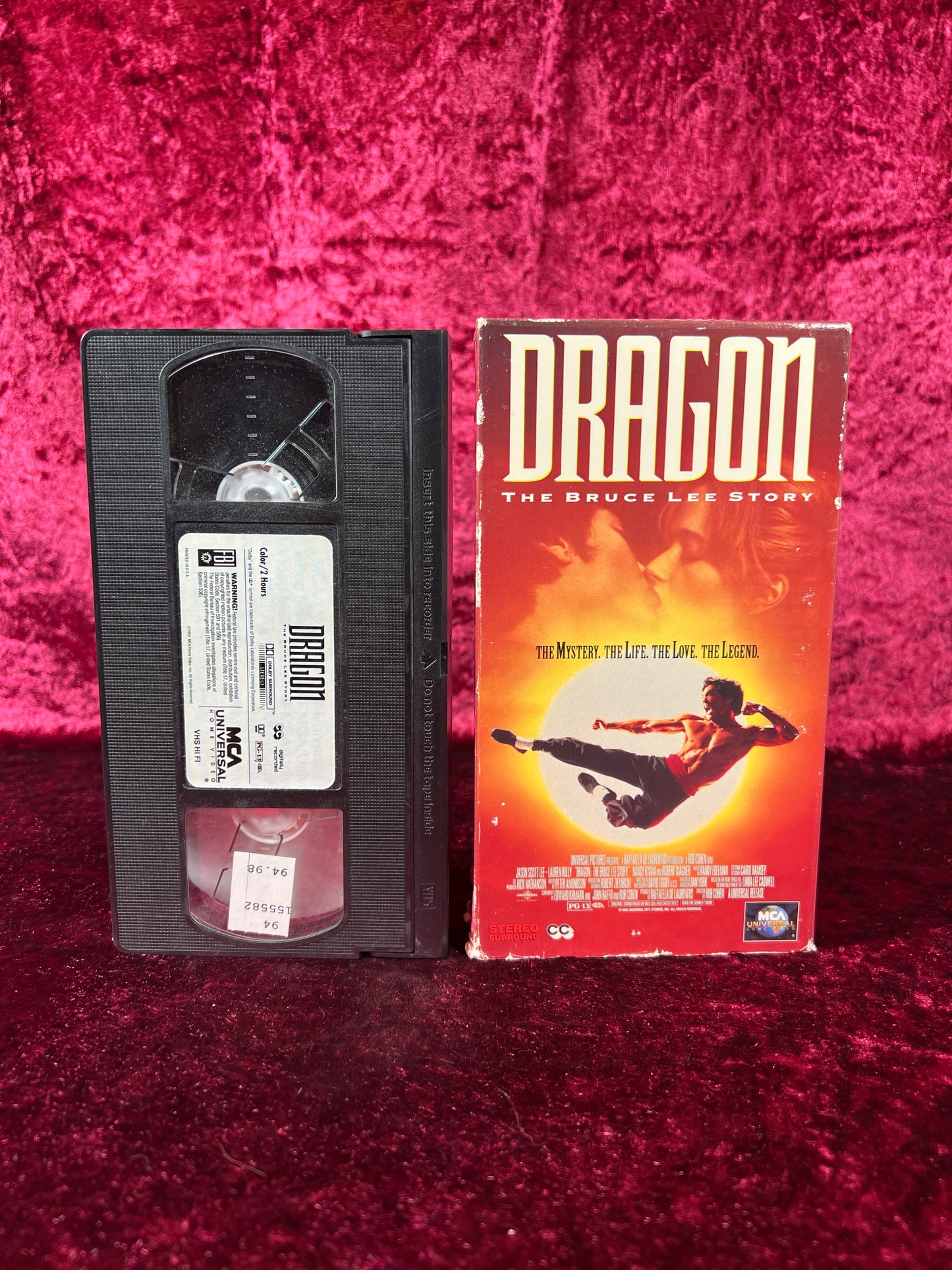 VHS - Dragon: The Bruce Lee Story - 1993