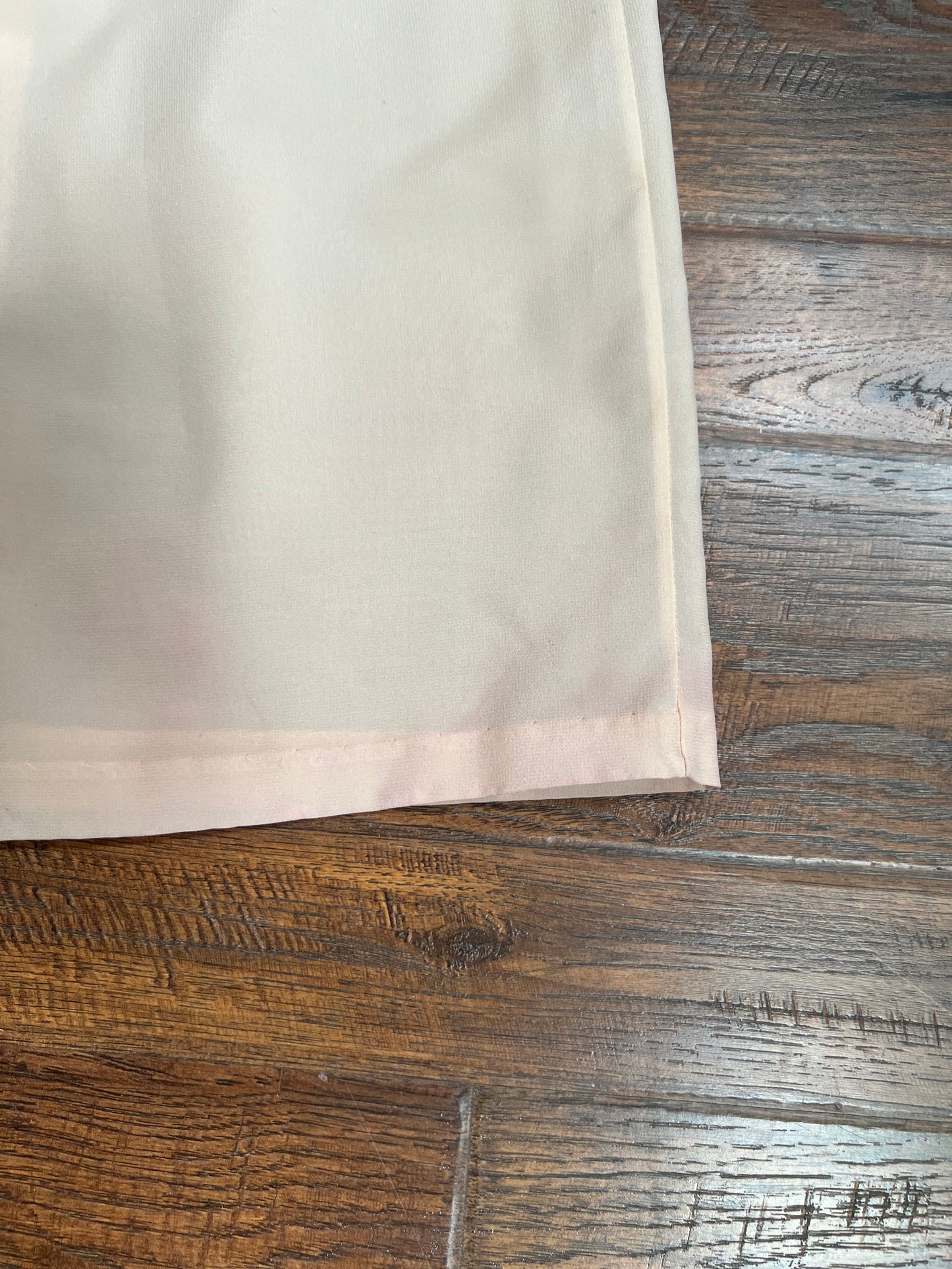 Vintage Clothing - Semi-Sheer Blouse - Pleated Front - Soft Pink - X-Large - Lady Arrow