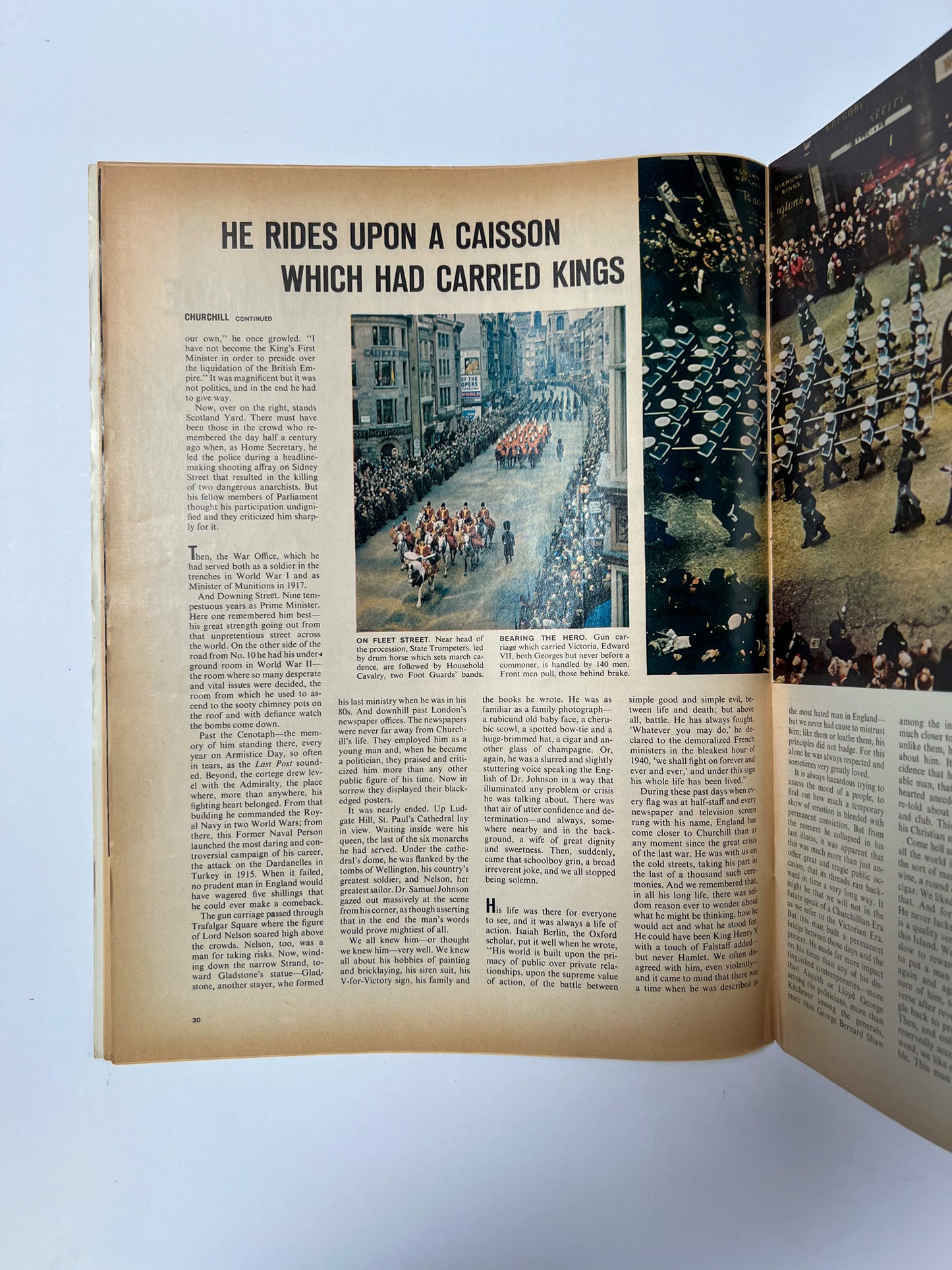 Vintage Ephemera - LIFE Magazine - Churchill’s Funeral - February 5, 1965