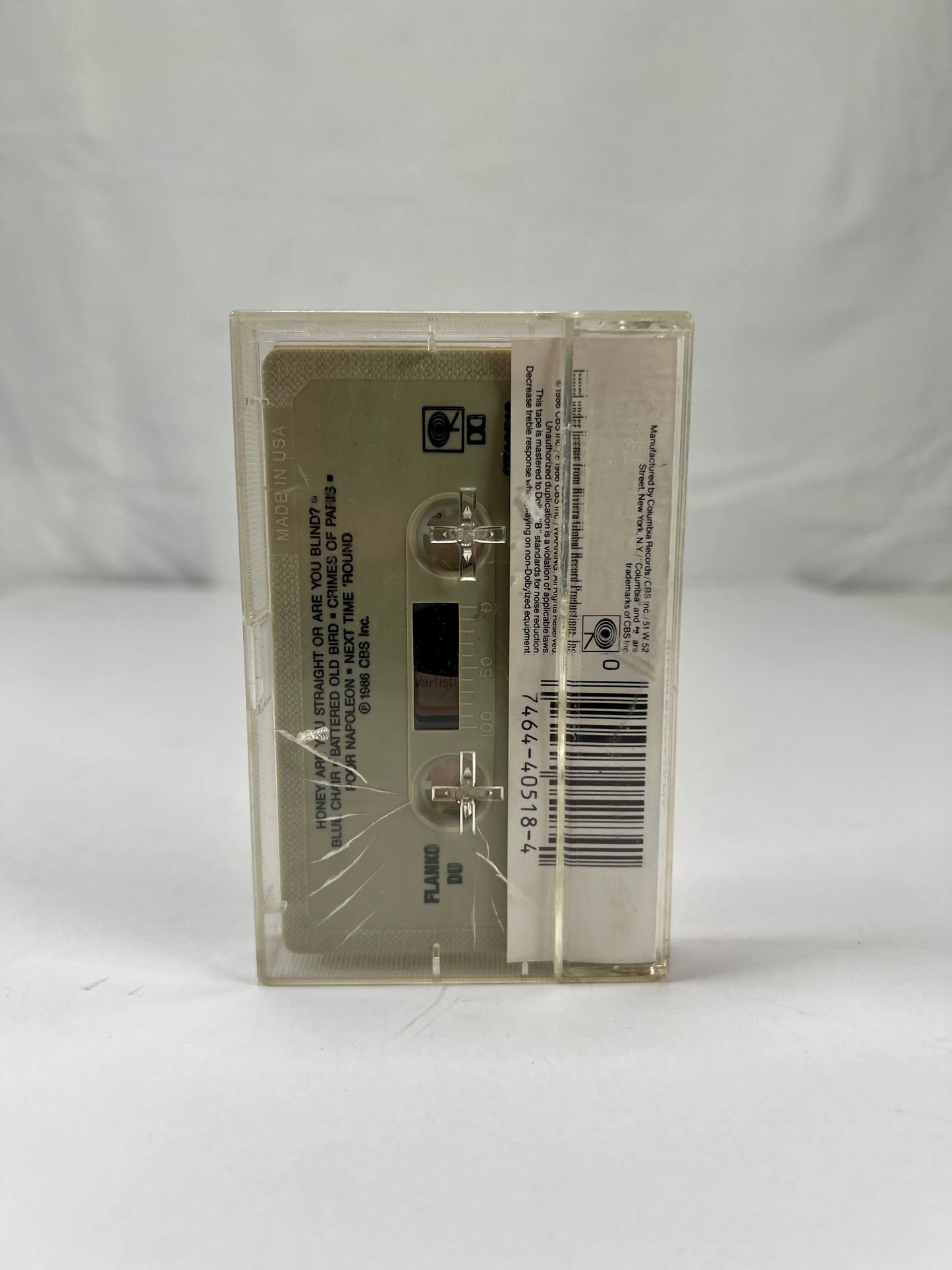Cassette Tape - Elvis Costello and The Attractions - Blood & Chocolate