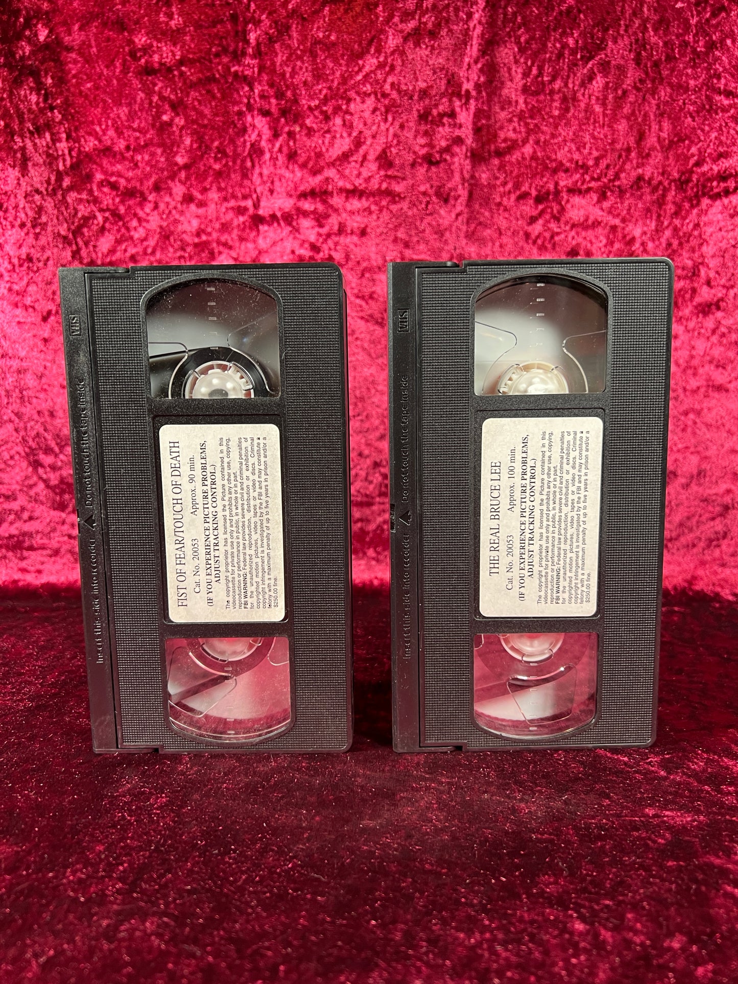 VHS - Box Set - Fist Of Fear...Touch Of Death / The Real Bruce Lee - 1994