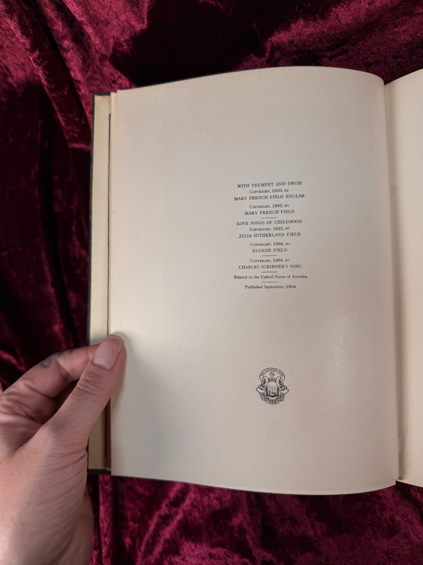Vintage Hardcover Poetry Book – "Poems of Childhood" by Eugene field - Maxfield Parrish Illustrated Edition - 1920