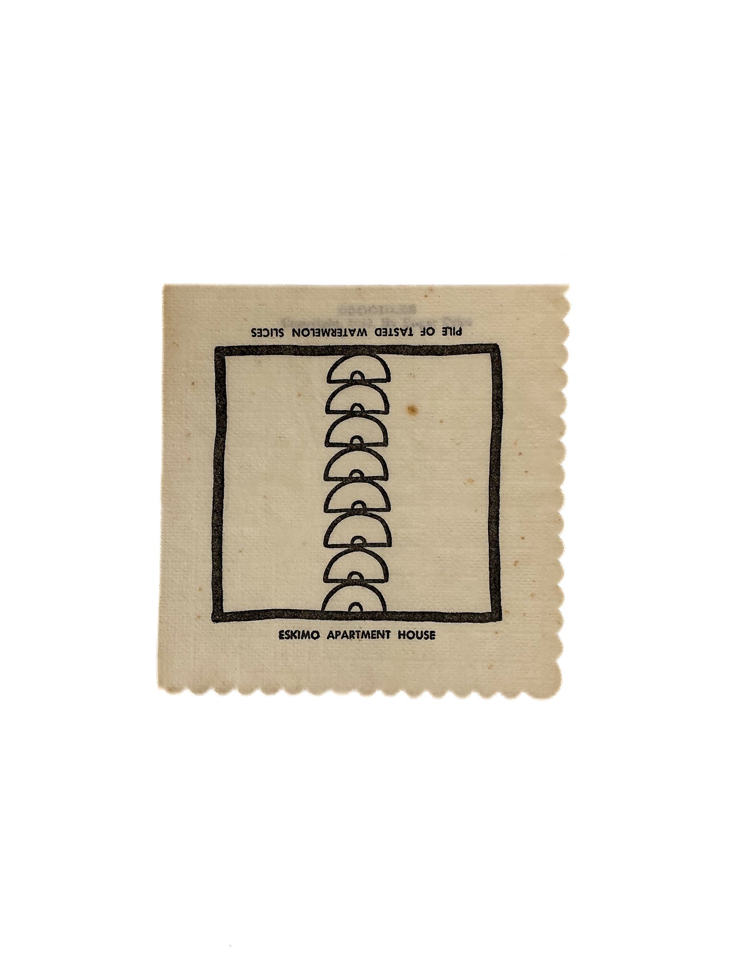 Vintage Cocktail Napkins - Droodles - Roger Price - 1953