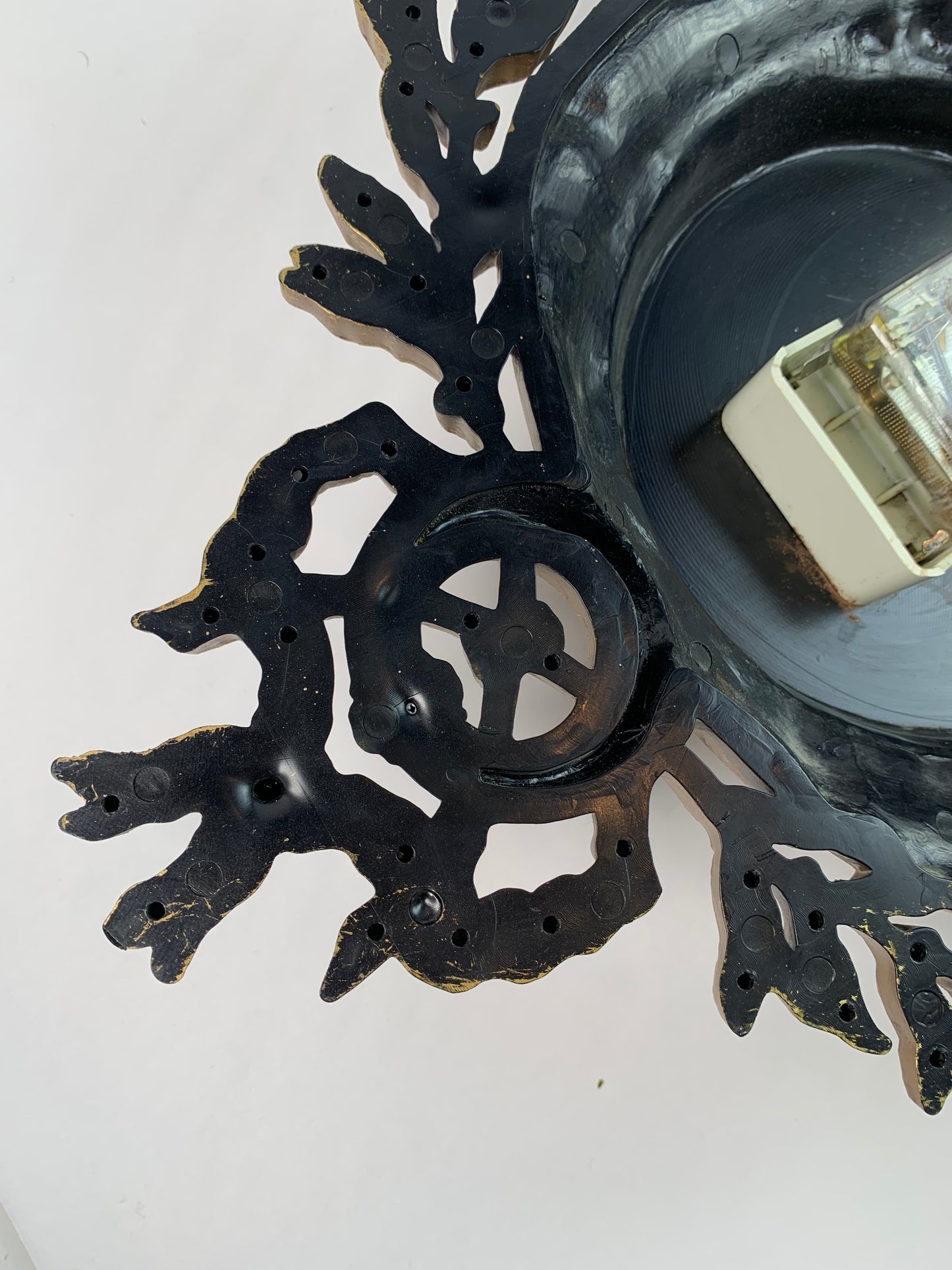 Vintage Wall Decor - Ornate Hollywood Regency Clock - Burwood - 1968