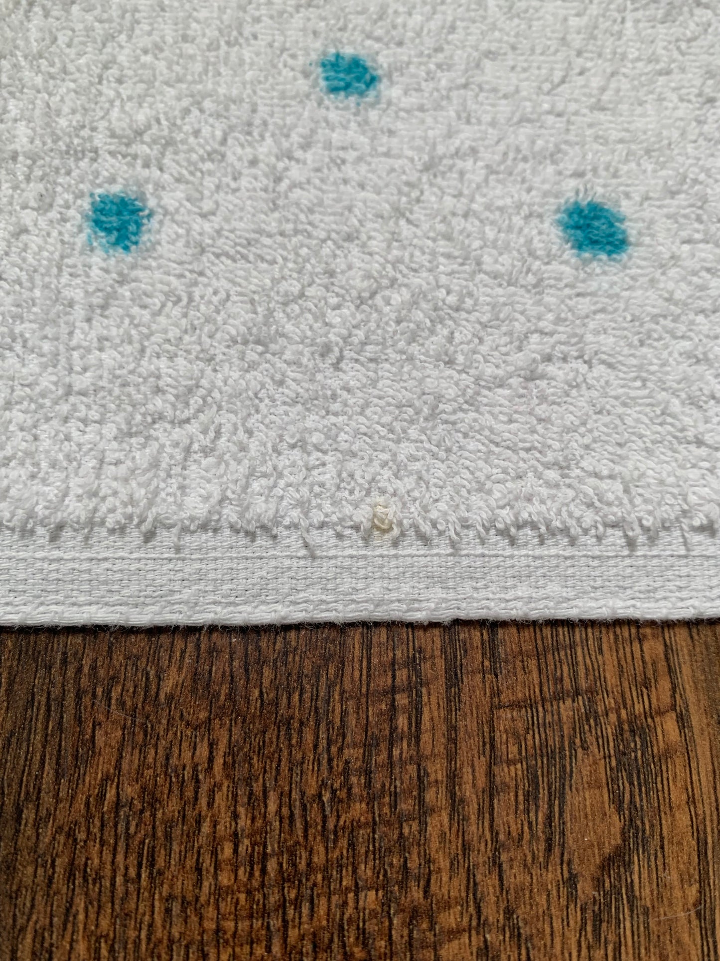 Vintage Pacific Supersorb Bath Towel - Teal Rose & Polka Dot
