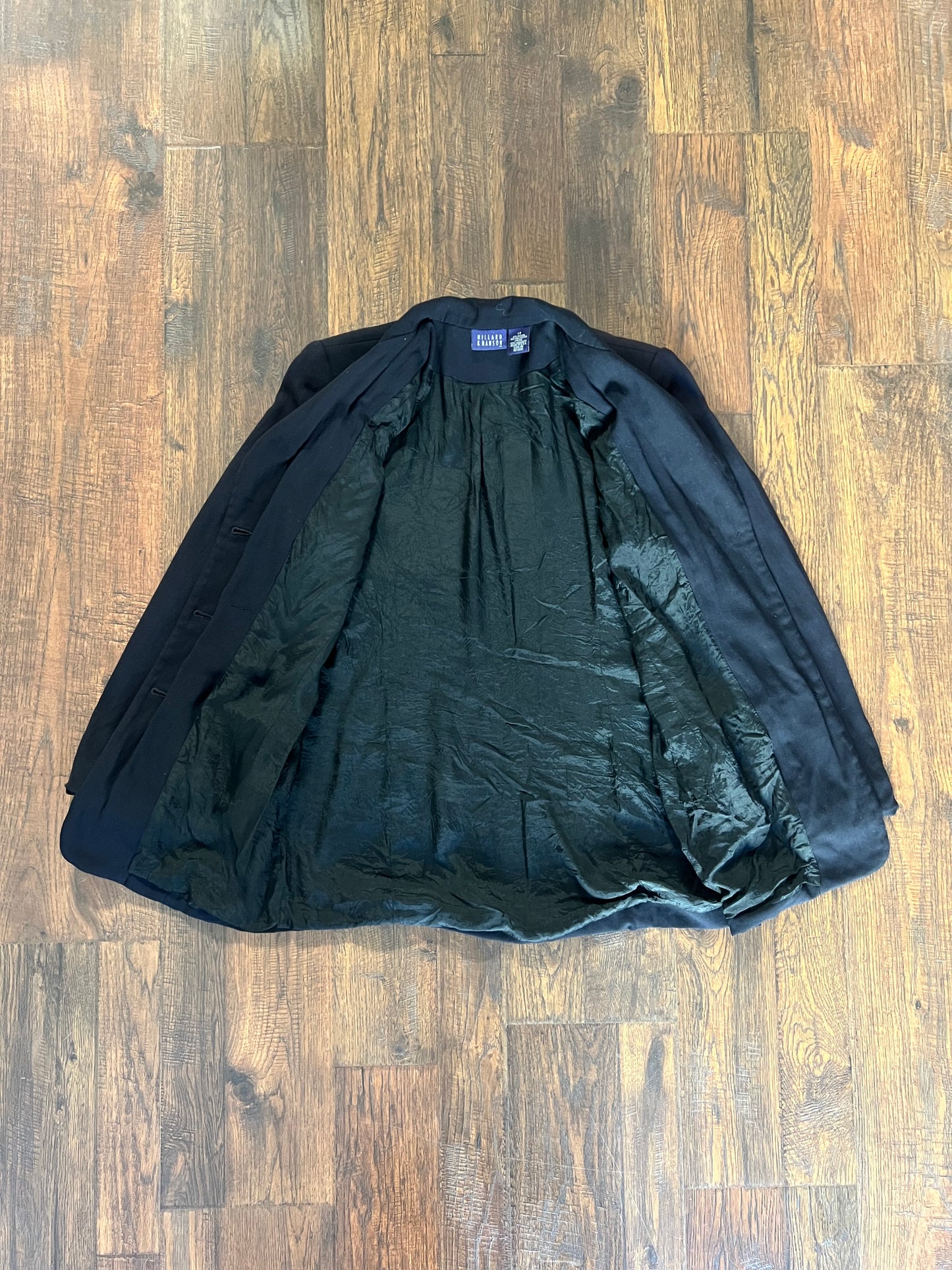 Vintage Clothing - Blazer Jacket - Black - Medium - Hillard & Hanson