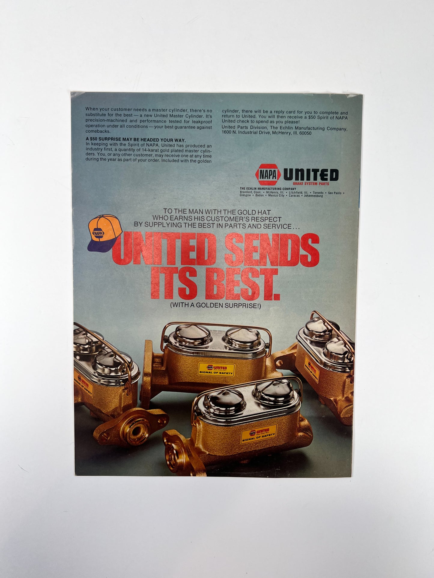 Vintage Ephemera - Magazine - Napa Parts & Pups - Greer Auto Parts - July 1976