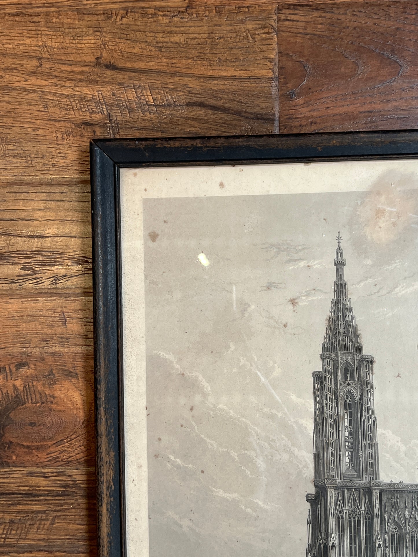 Vintage Wall Art - Framed Print - Cathedral Of Strasbourg
