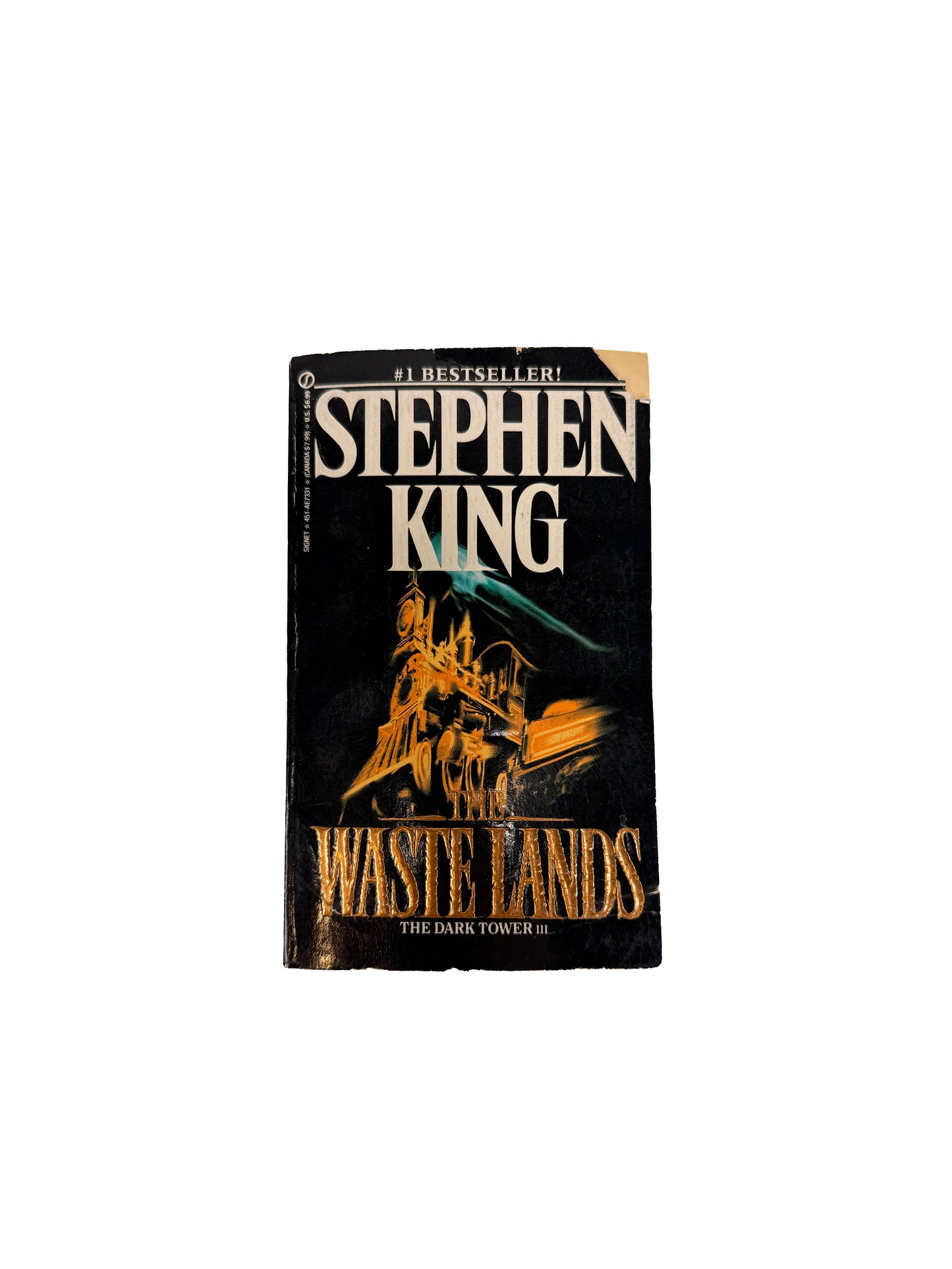 Vintage Paperback - The Waste Lands (The Dark Tower III) - Stephen King - 1991 Signet