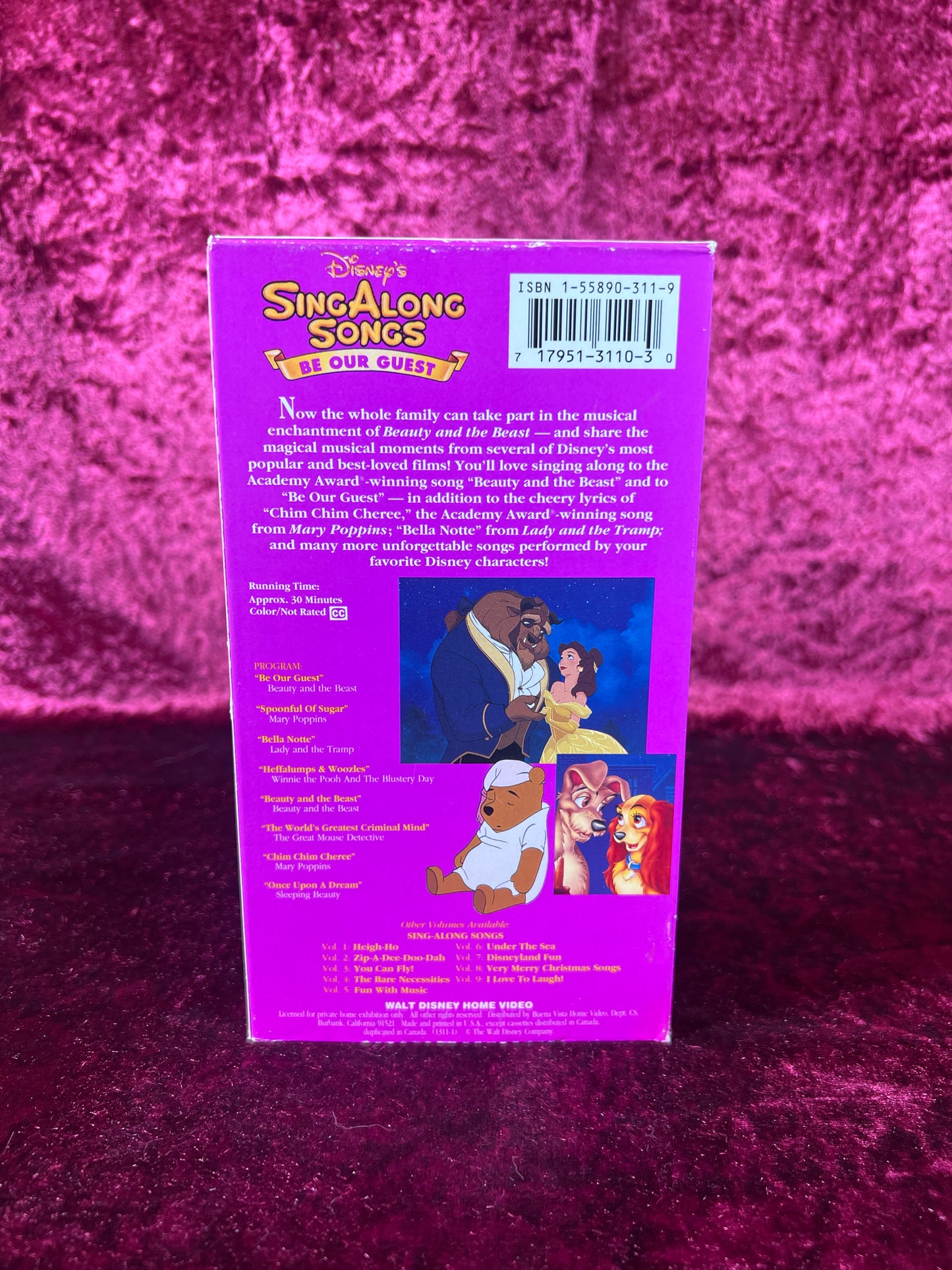 VHS - Be Our Guest -  Disney Sing Along Songs - Volume 10