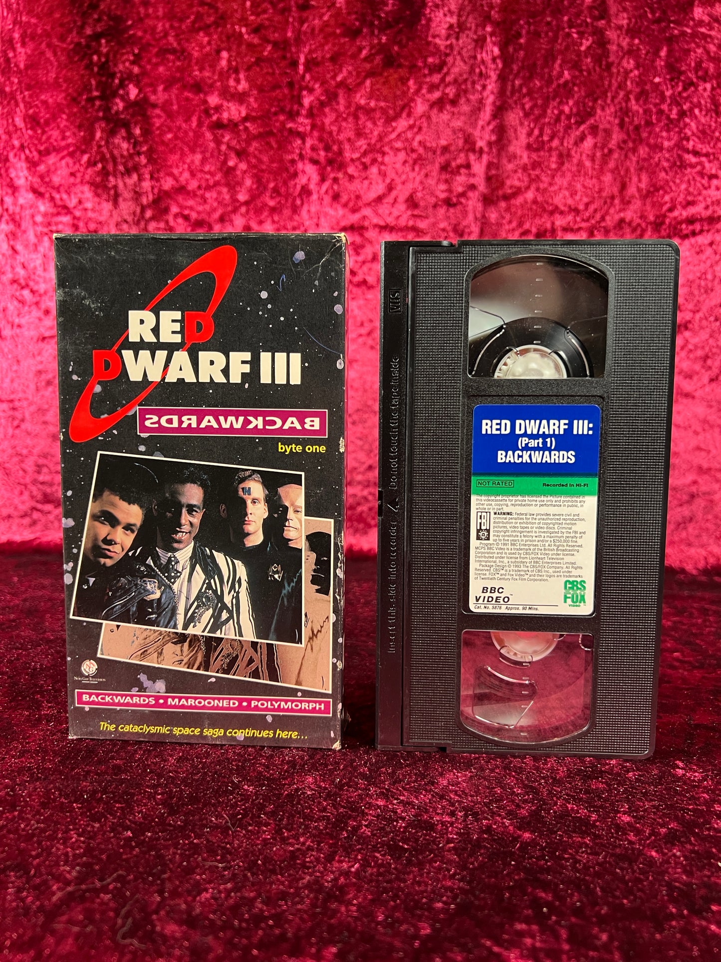 VHS - Red Dwarf III: Backwards Byte One - 1989