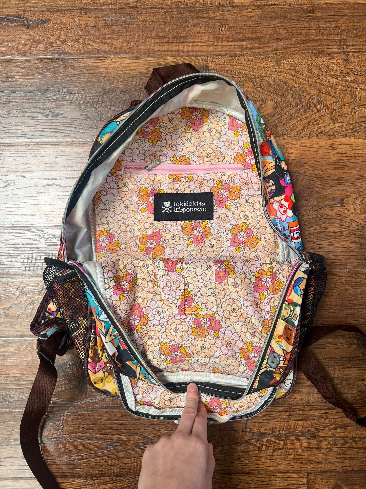 Tokidoki X Lesportsac Backpack - Mama Mia Luna Pirata