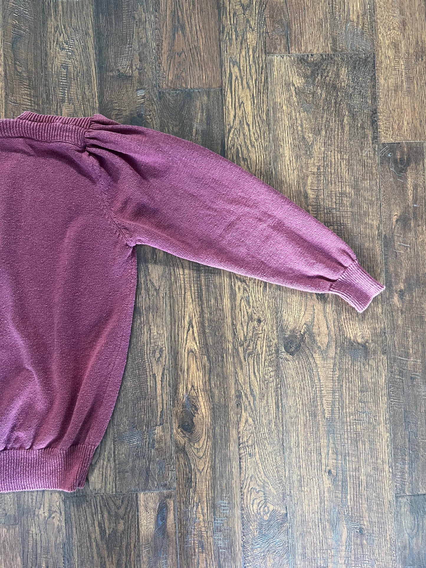 Vintage Clothing - Embellished Knit Sweater - Pink - Medium - Cervelle