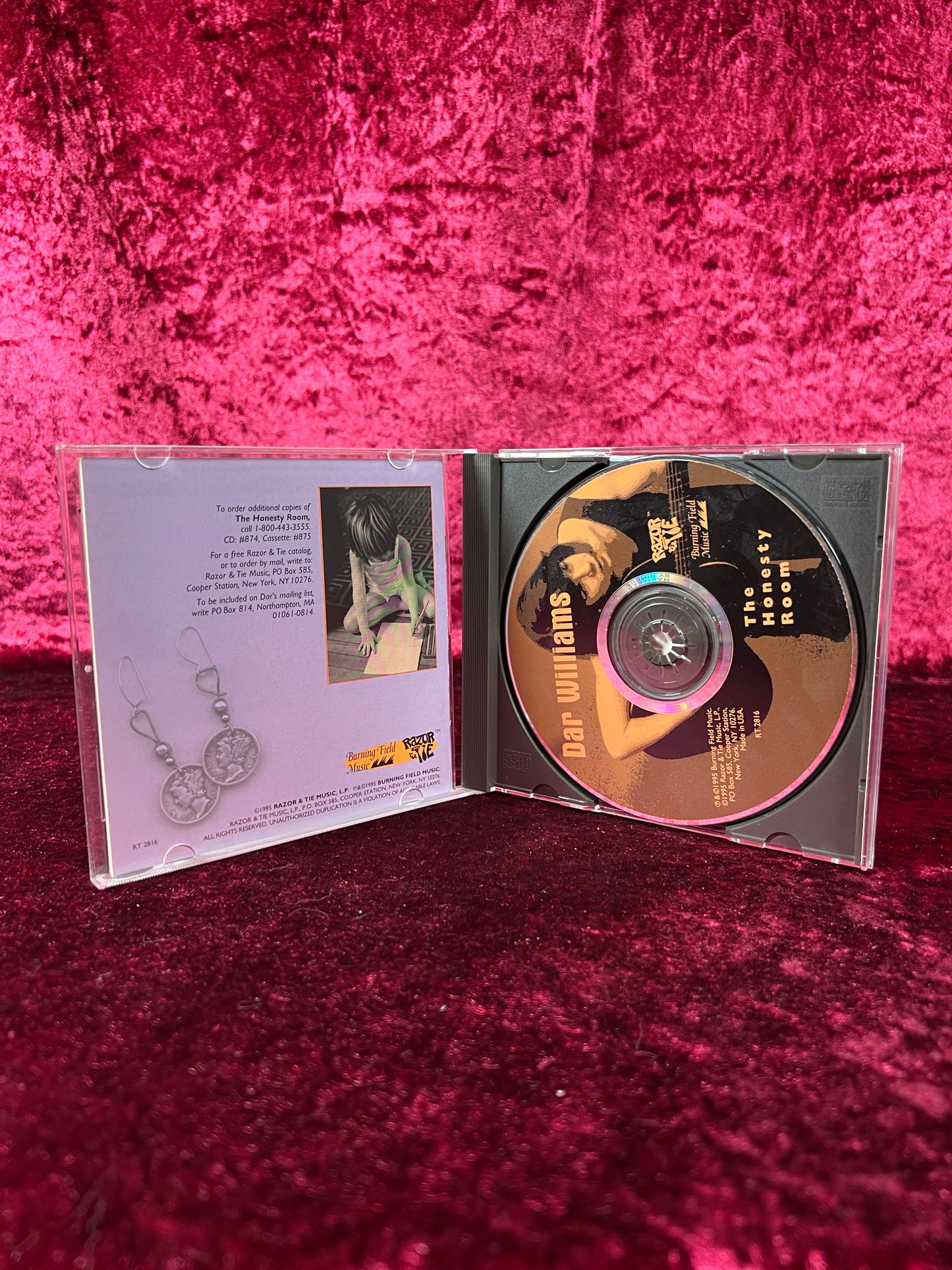 CD - The Honesty Room - Dar Williams - Razor & Tie Music - 1995