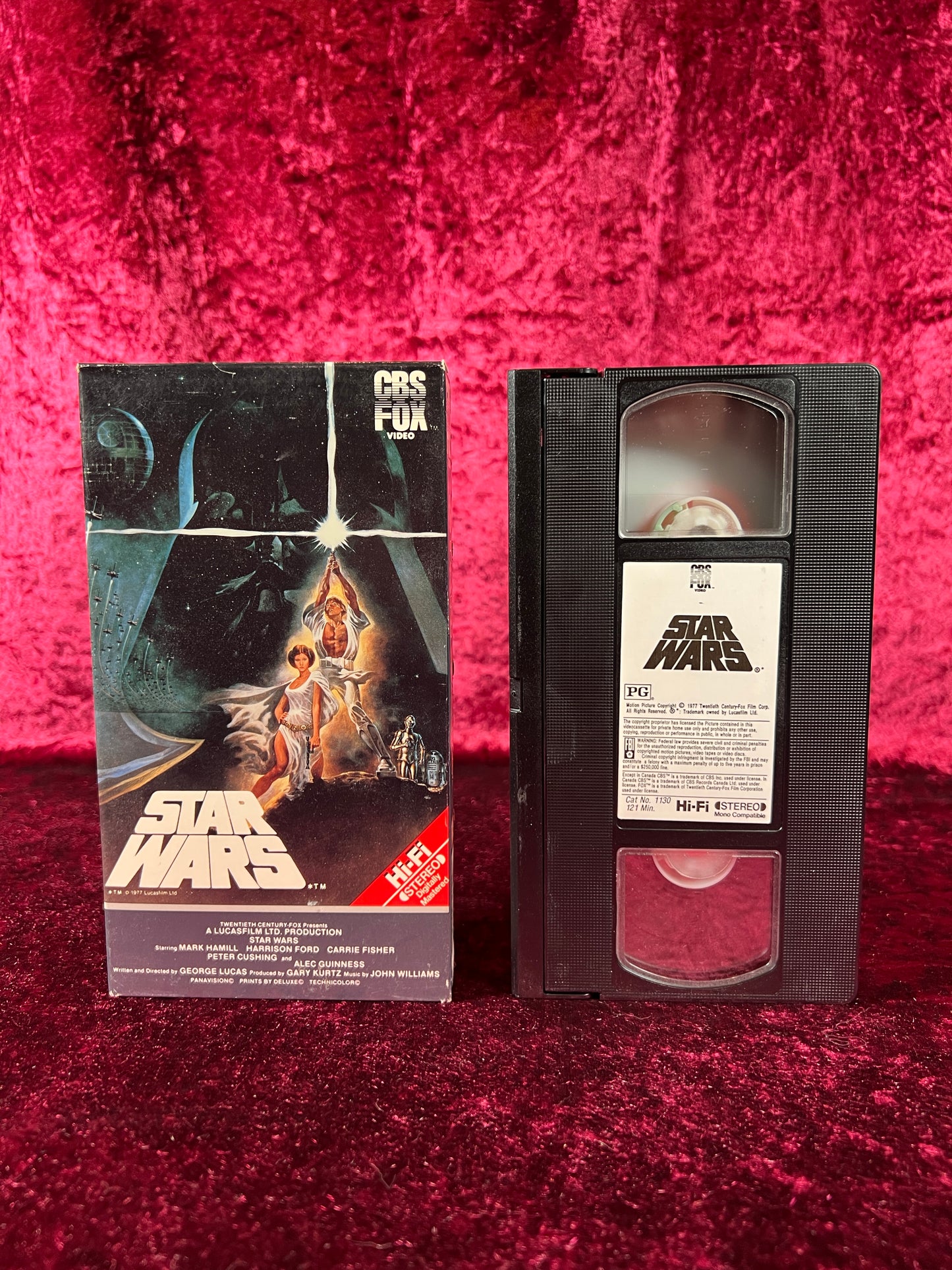 VHS - Star Wars - CBS Fox Video - 1977