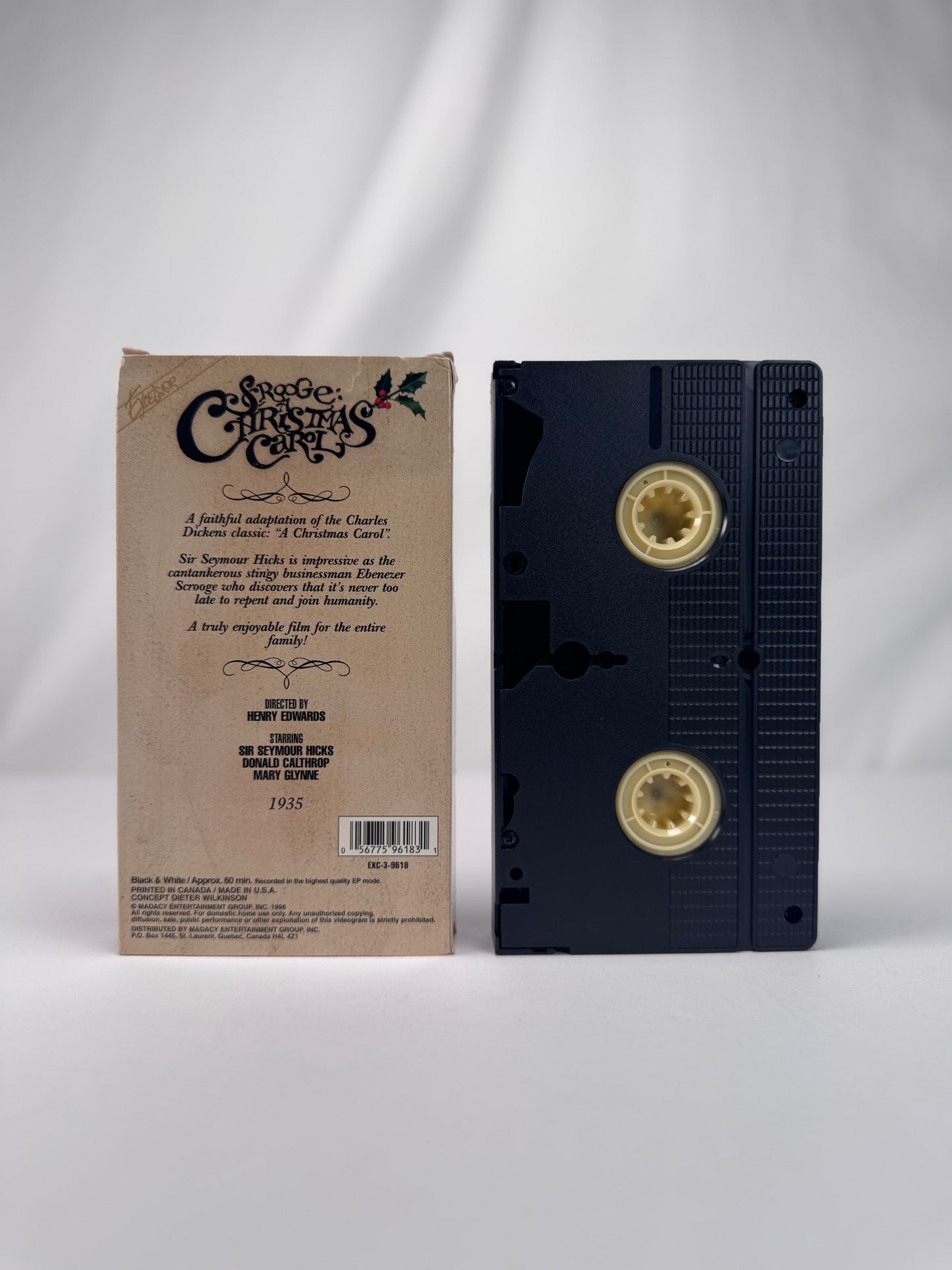 VHS - Scrooge: A Christmas Carol - 1998
