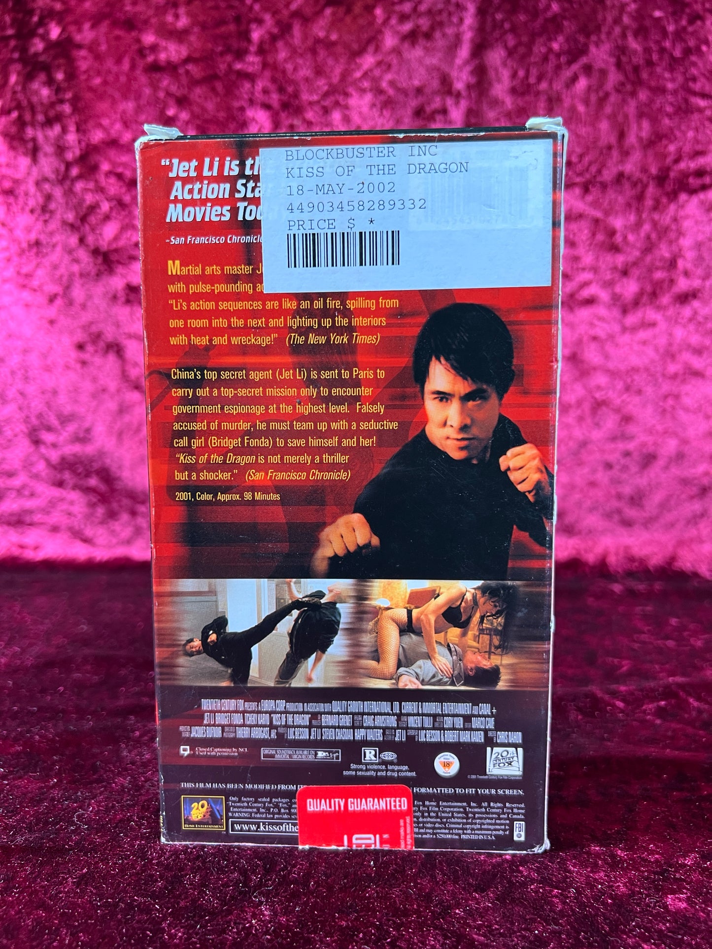 VHS - Kiss Of The Dragon - 2001