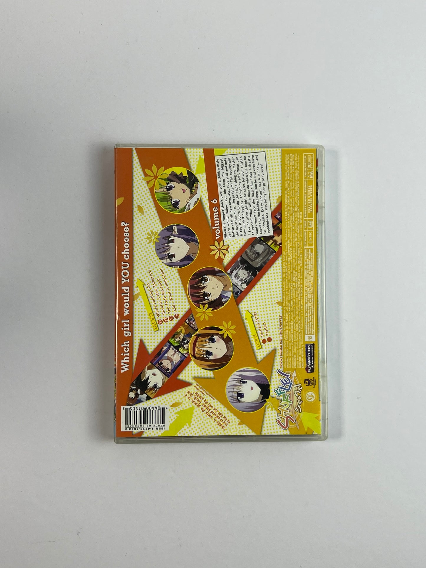 DVD - Shuffle! - Volume 6 - English / Japanese - FUNimation - 2008