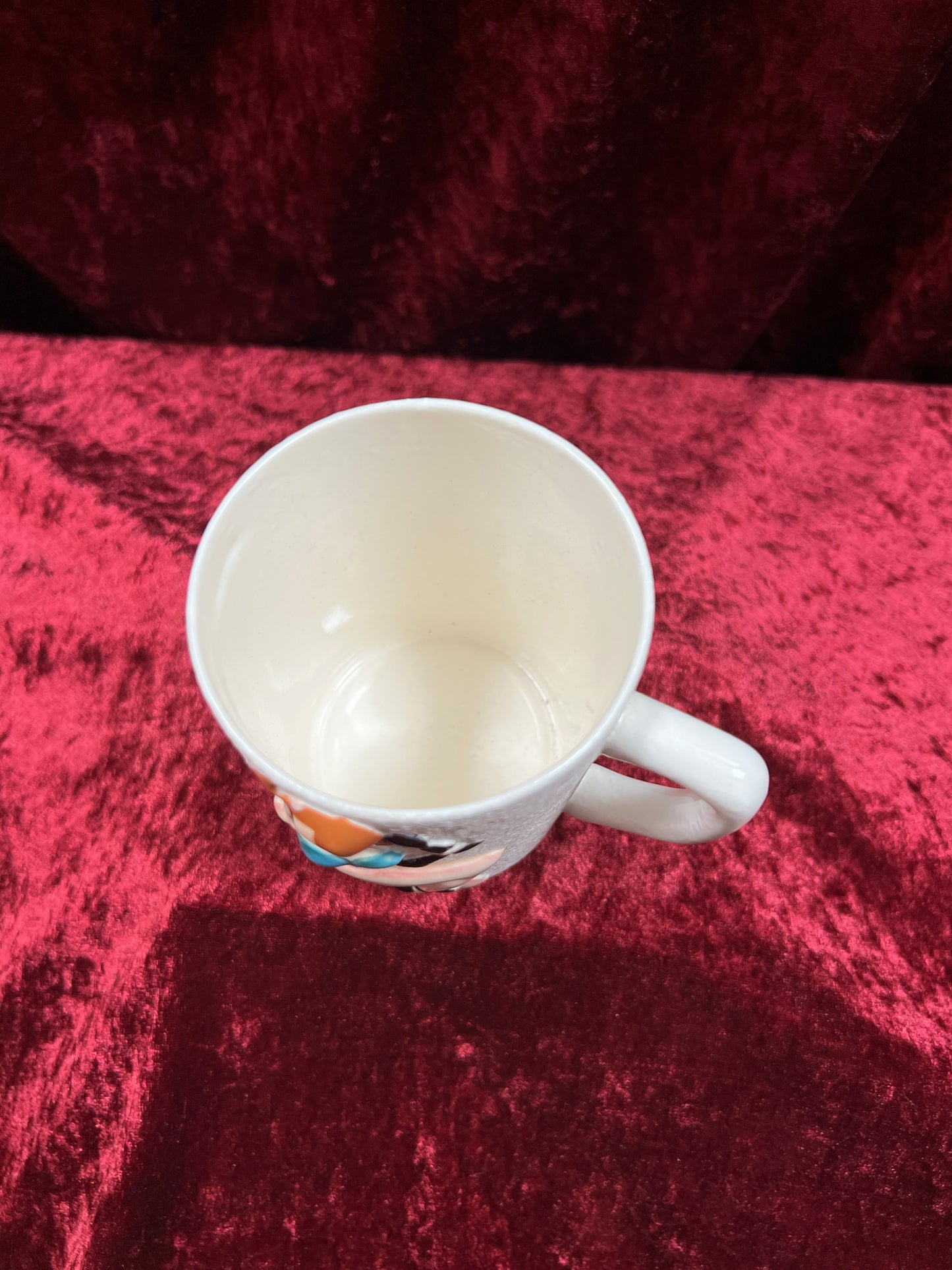Vintage Kitchen - Coffee Mug - Jamboree Jane Winter Girl Masked Pin Up - The Four Seasons