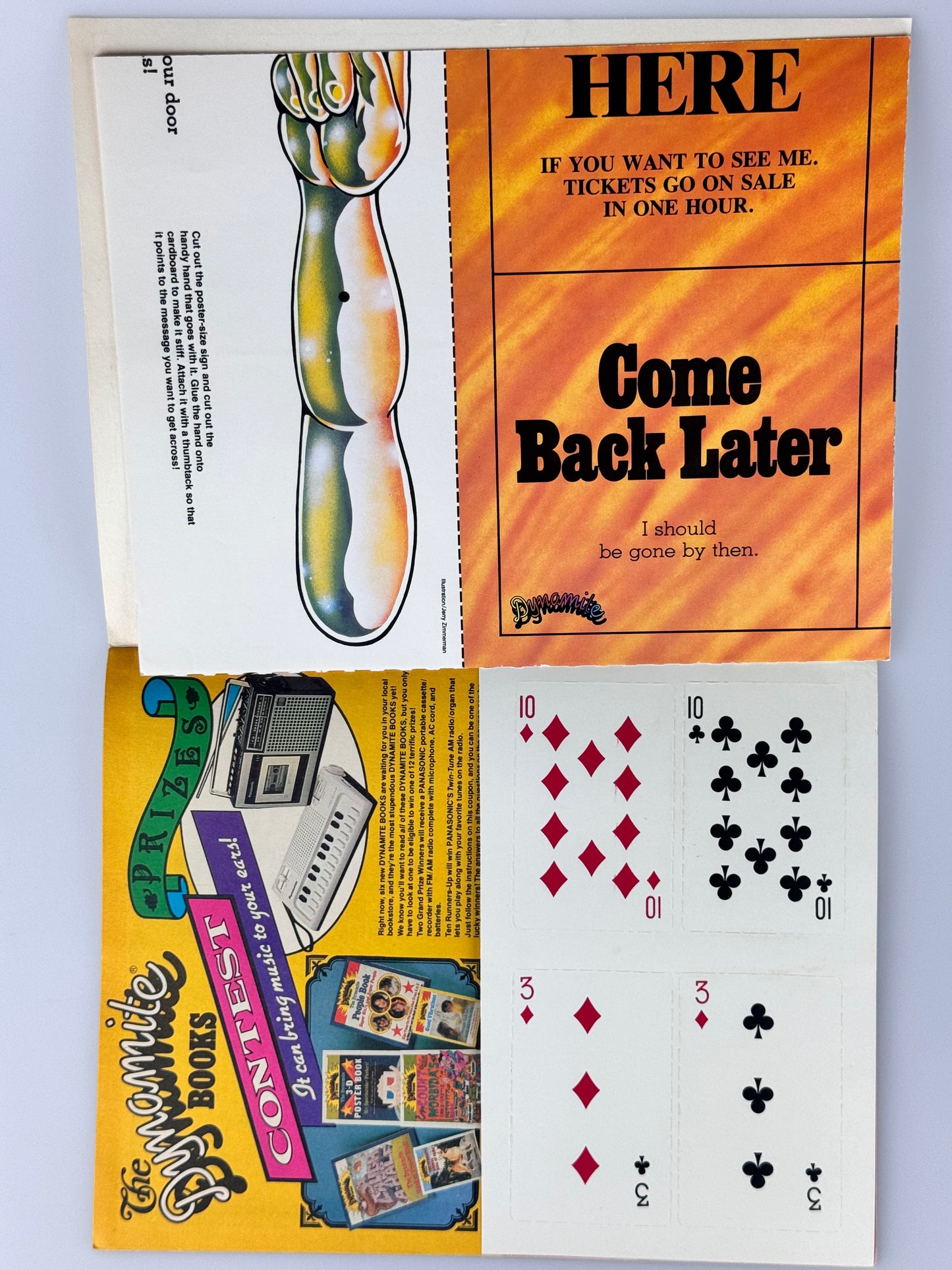 Dynamite Magazine - No. 65 "Gary Coleman" - October 1979 - w/ Poster & Cards