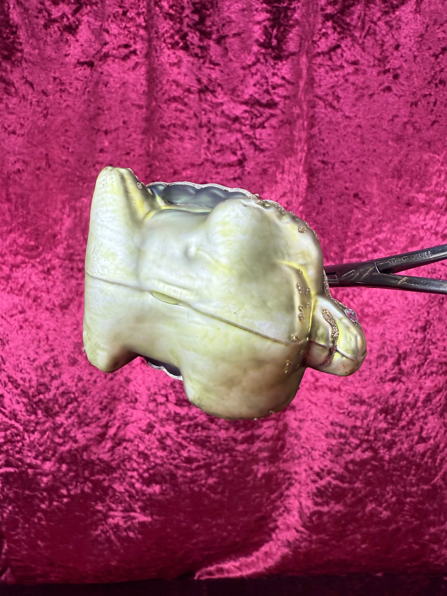 Vintage Christmas - Handblown Glass Ornament - Sea Turtle - Discovery Channel - Made In Poland