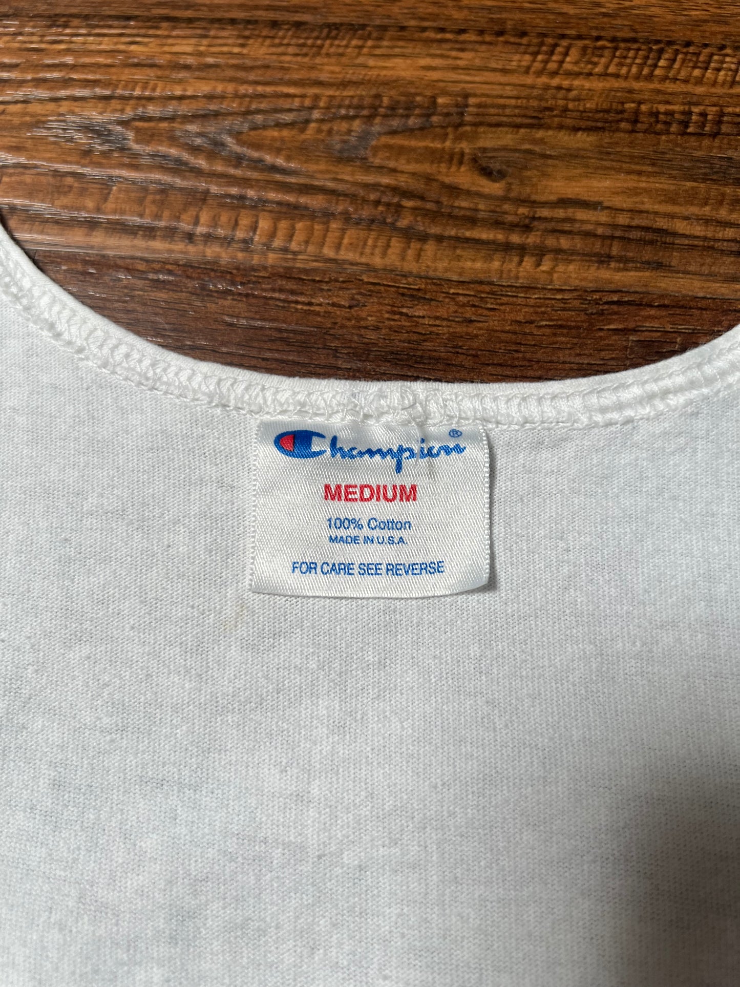 Vintage Clothing - 100% Cotton Tank Top - Champion Logo - Medium