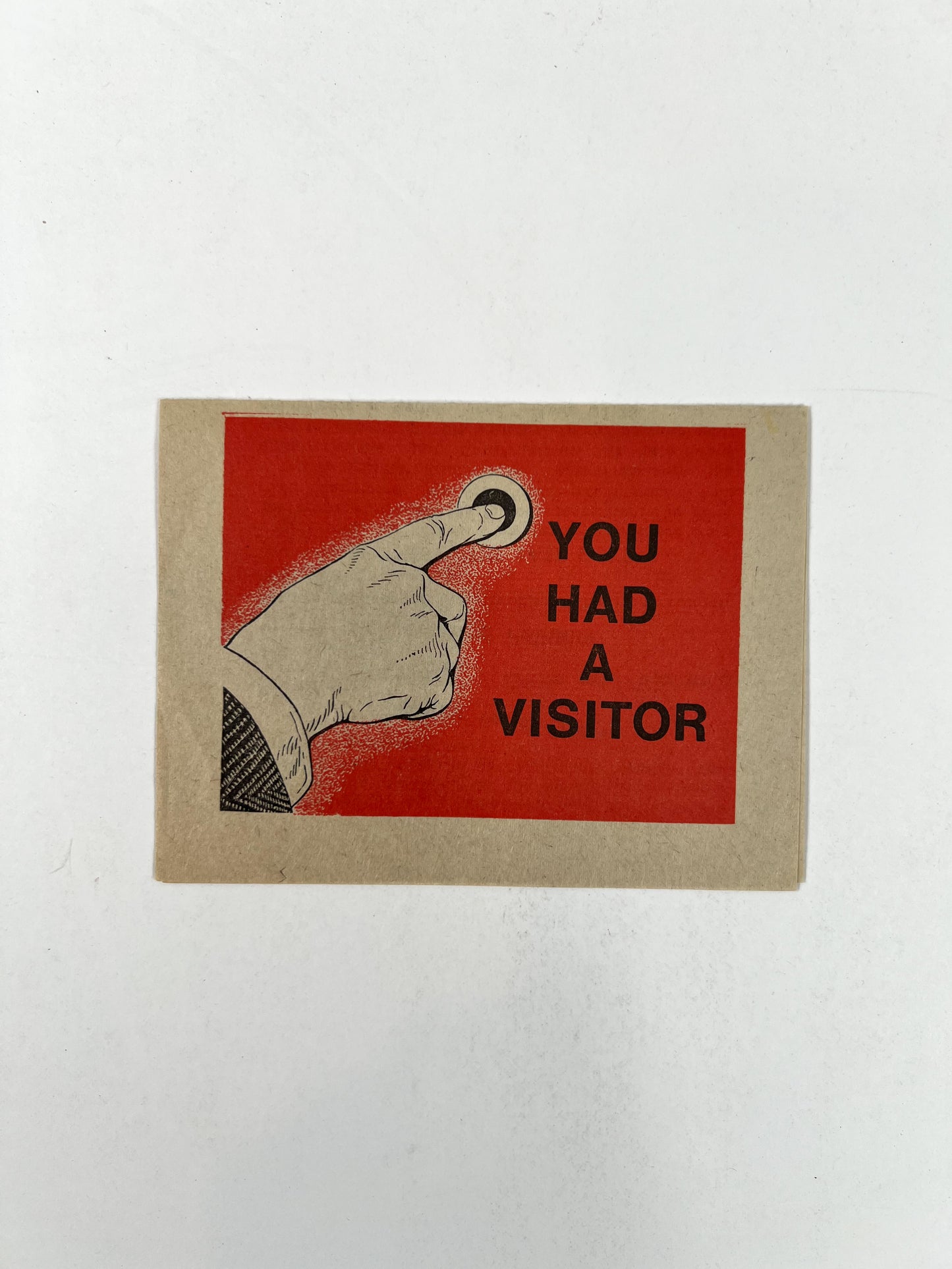 Vintage Ephemera - Religious Pamphlet - You Had A Visitor