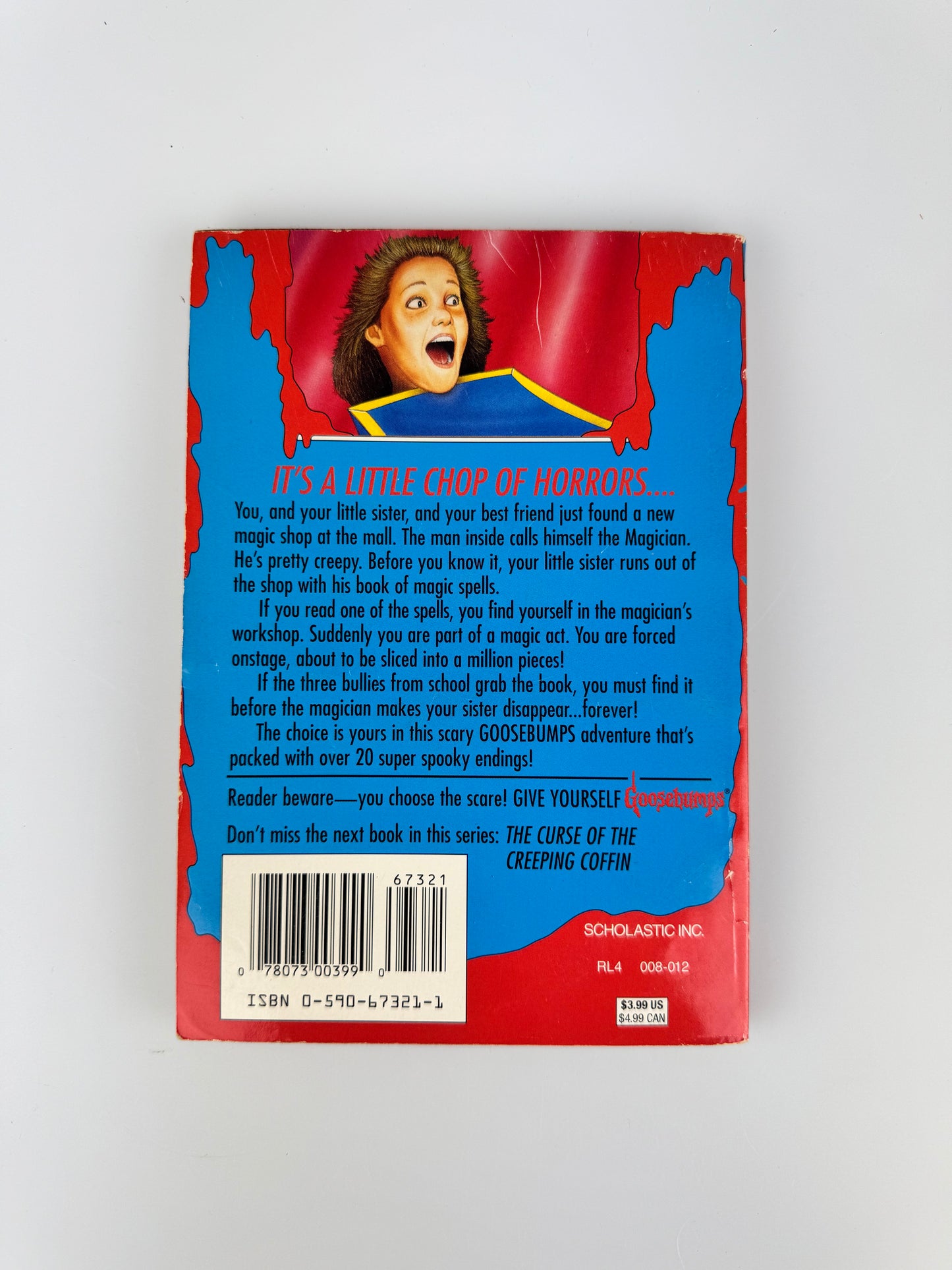 Vintage Horror Paperback - Give Yourself Goosebumps Book | Reader Beware...You Choose The Scare! - R.L. Stine