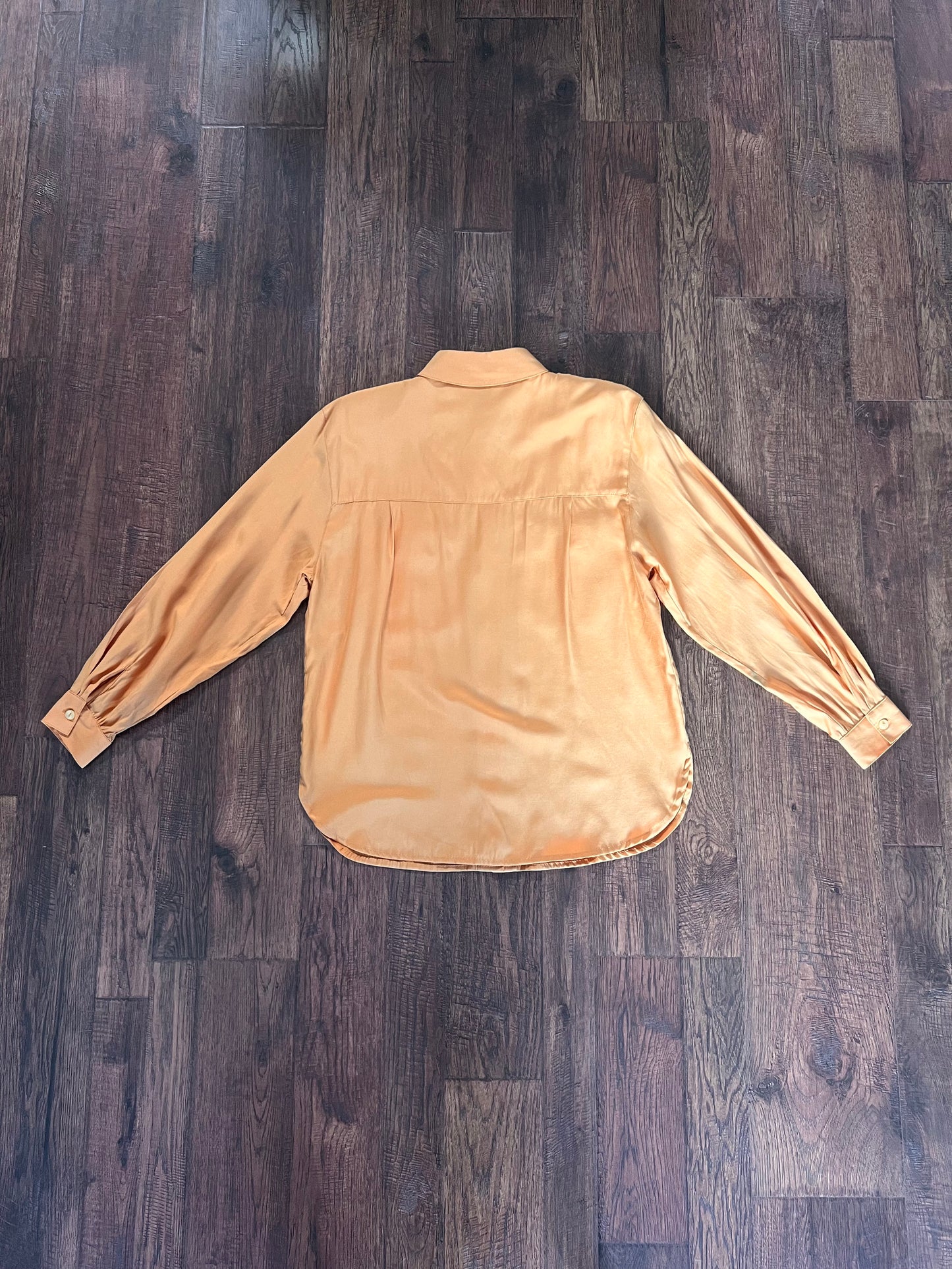 Vintage Clothing - Long Sleeve Blouse - Mustard Yellow - Medium - Alice Stuart