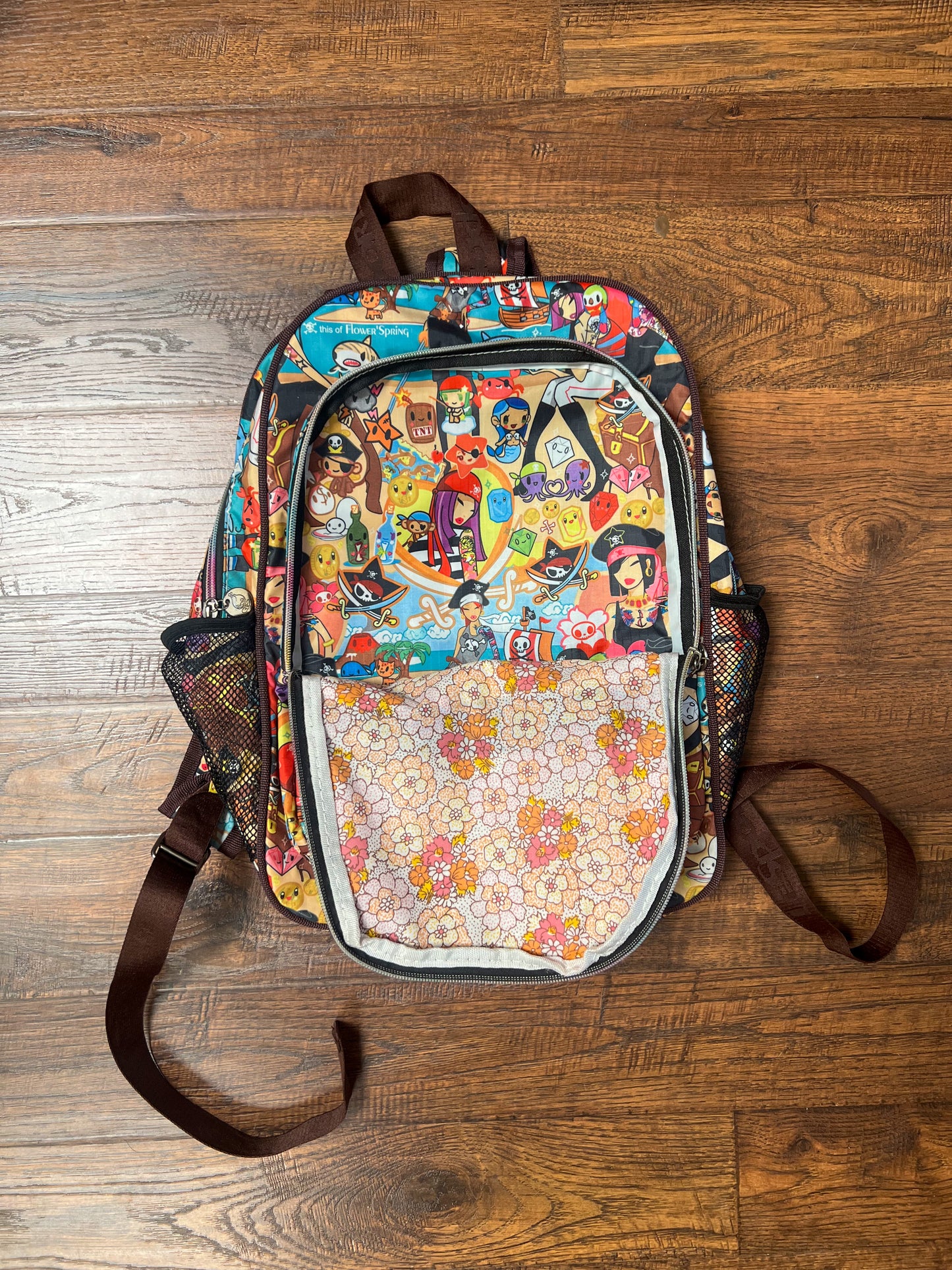 Tokidoki X Lesportsac Backpack - Mama Mia Luna Pirata